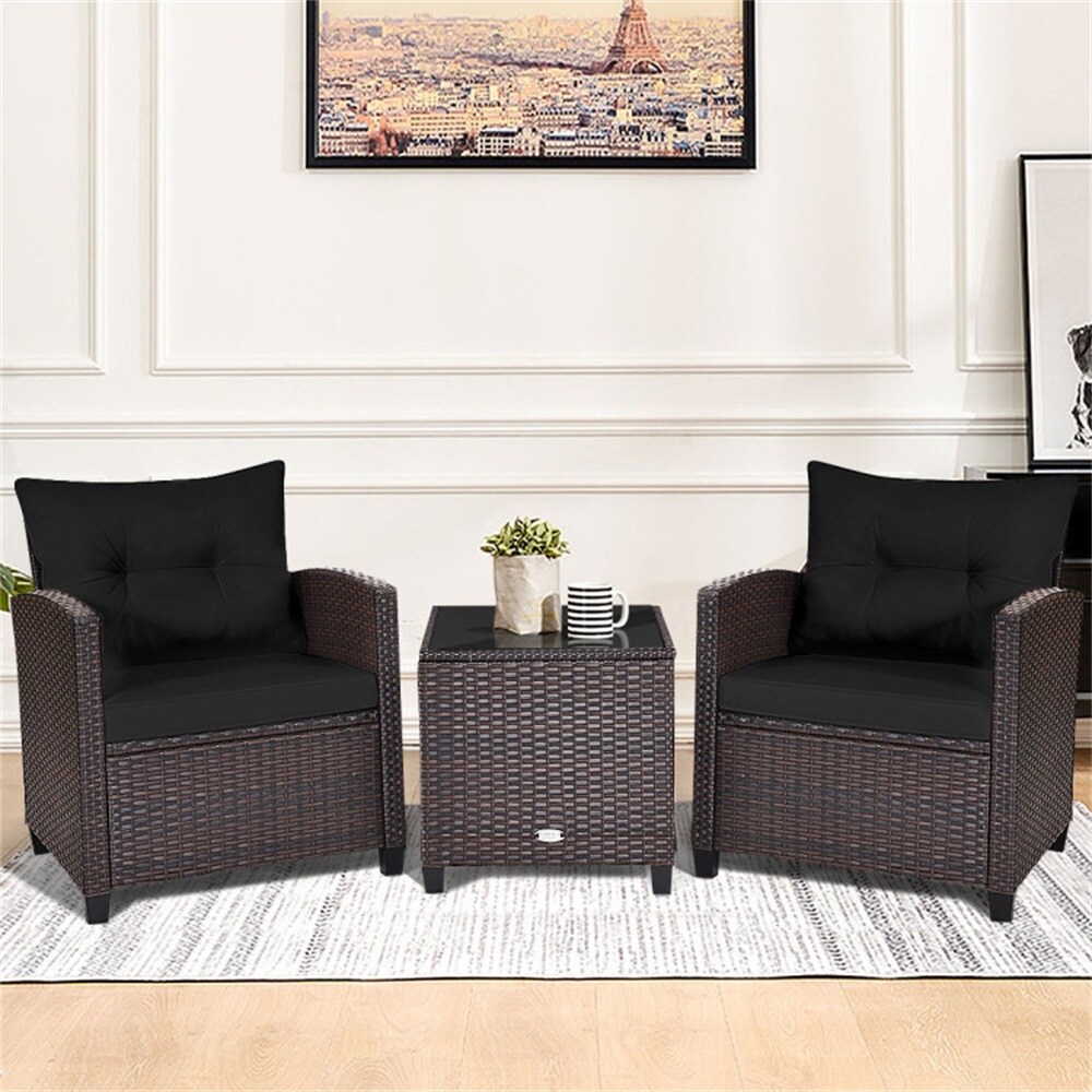 Dimakai DK-HW68667BK Patio-Conversation-Sets - View #3