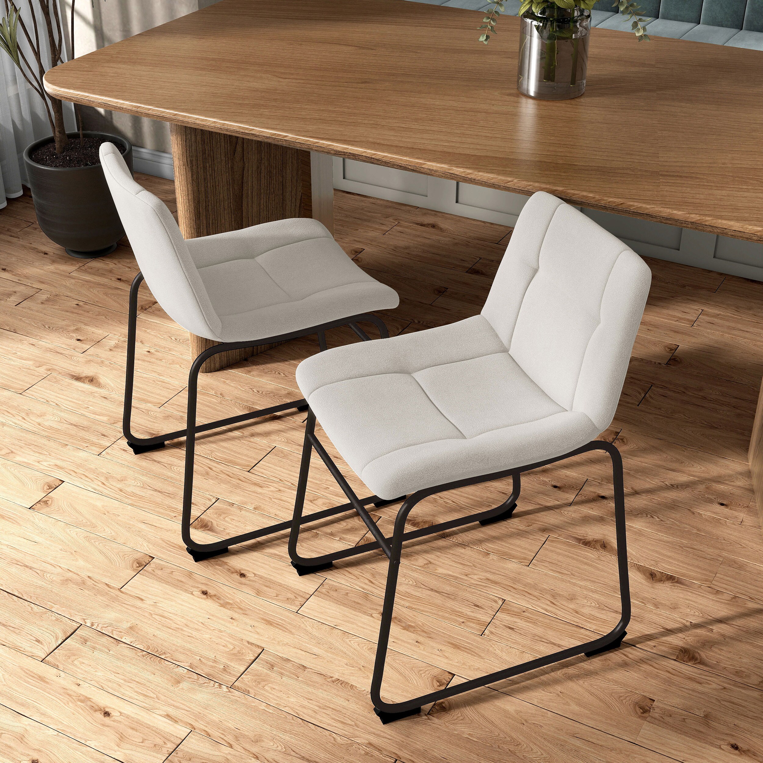 Furniture of America EC-3471WH-SC Dining-Chairs - View #5