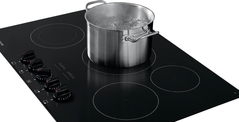 ECOTOUCH 6800W 30 Inch Electric Cooktop 4 Burners,Built-in,ETL & FCC  Certificated,Quick Boil,Dual Ring,Hot Surface Indicator,30 Ceramic Glass  Radiant