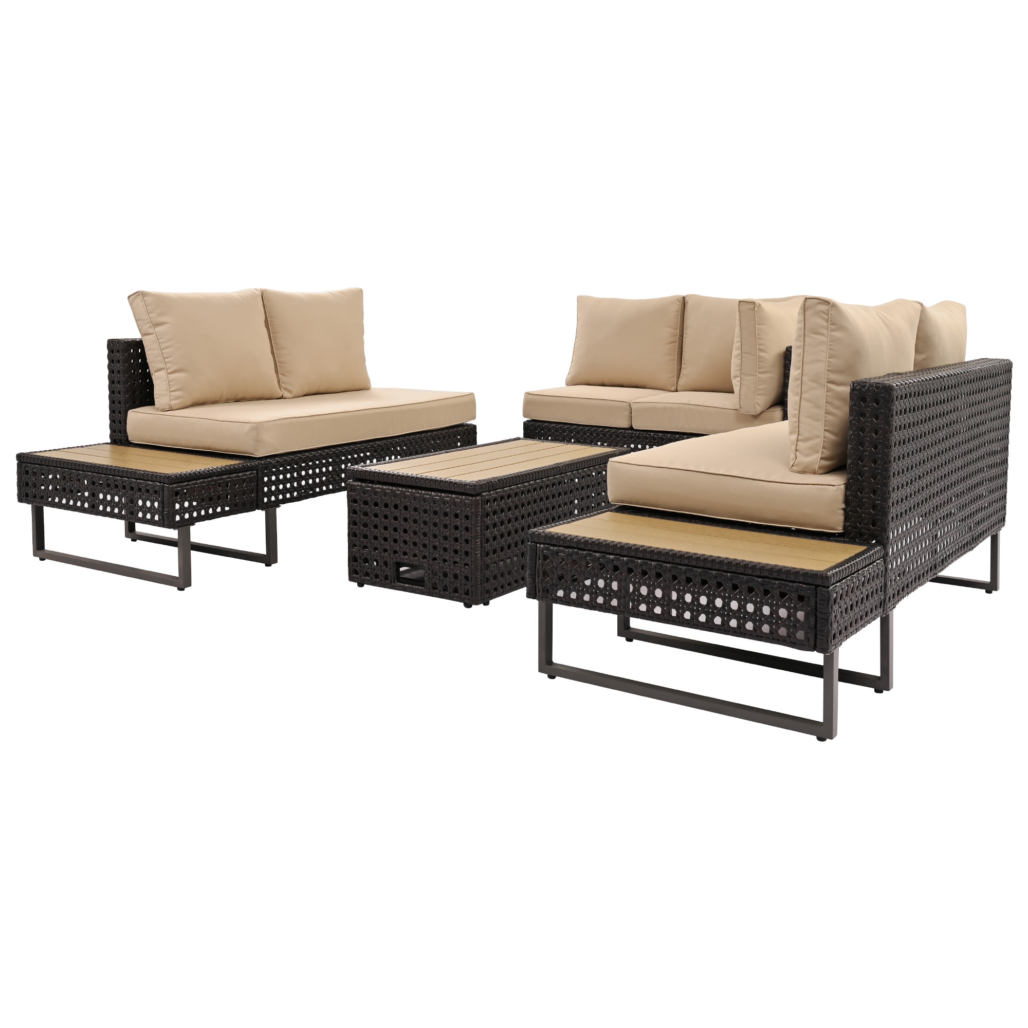 SINOFURN SYB260077BN Patio-Sofas-Daybeds - View #7