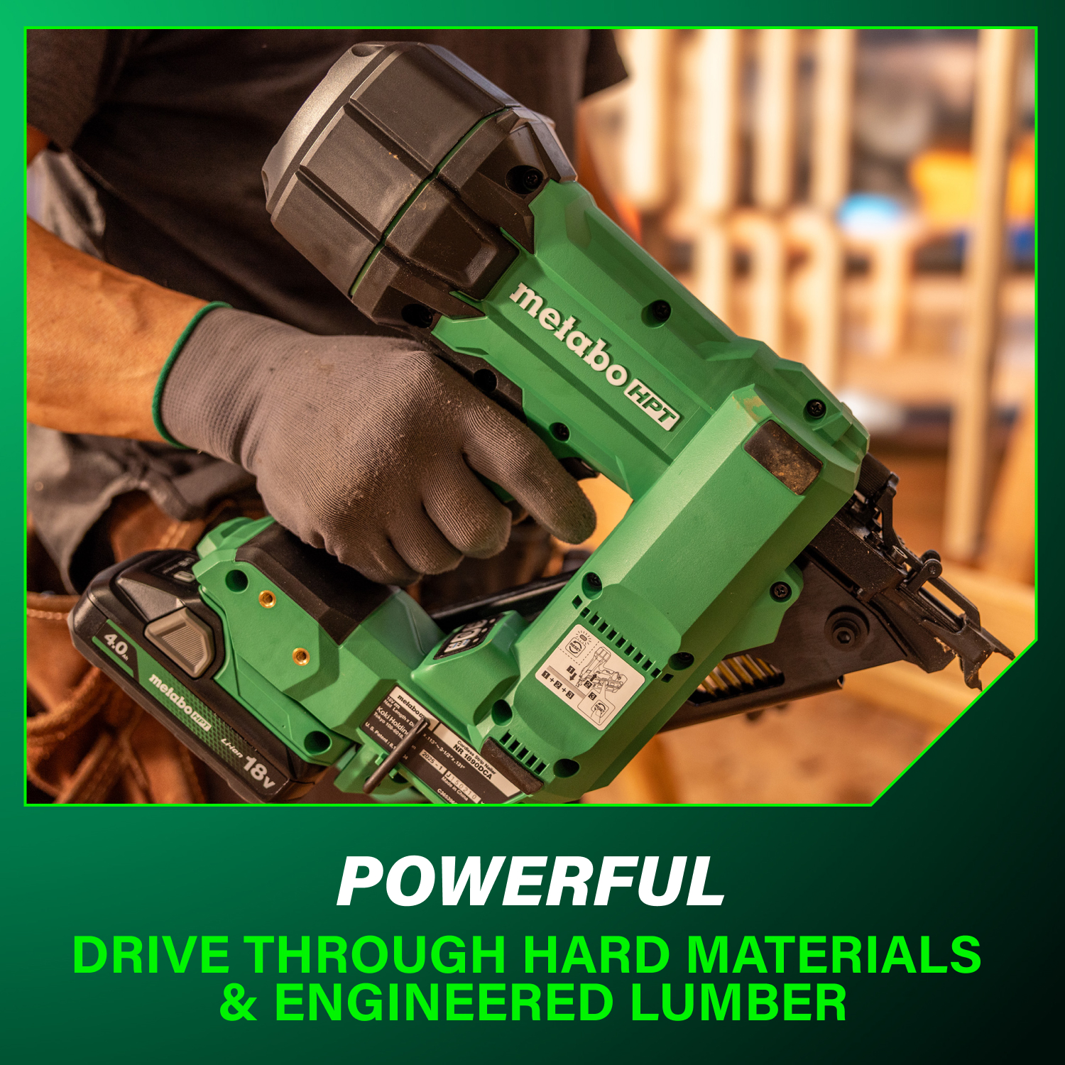 Metabo HPT NR1890DCAM Cordless-Nailer - View #8