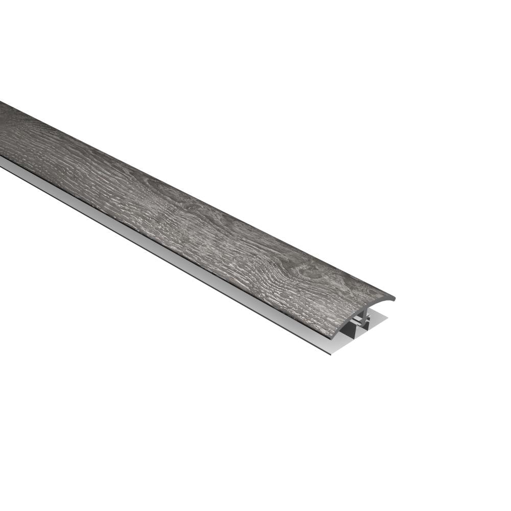 CALI 7914500519 Mute Step Breakwater Oak 0.56-in T x 1.25-in W x 72-in L Vinyl T-moulding