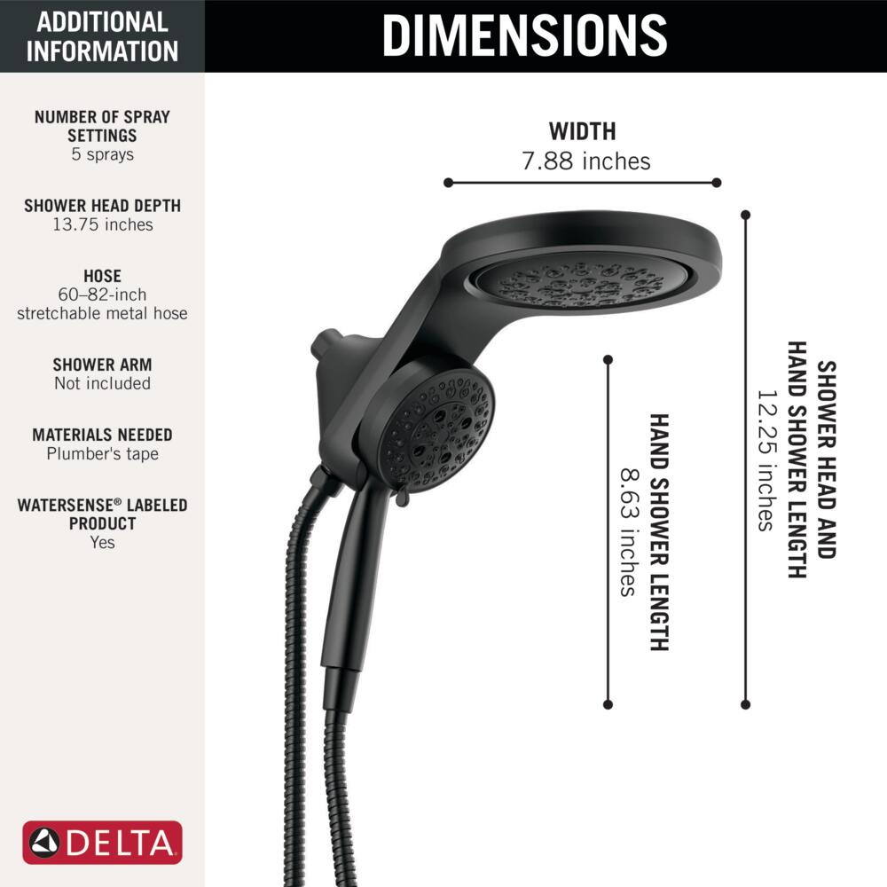 Delta 58680-BL Fixed-Showerhead - View #3
