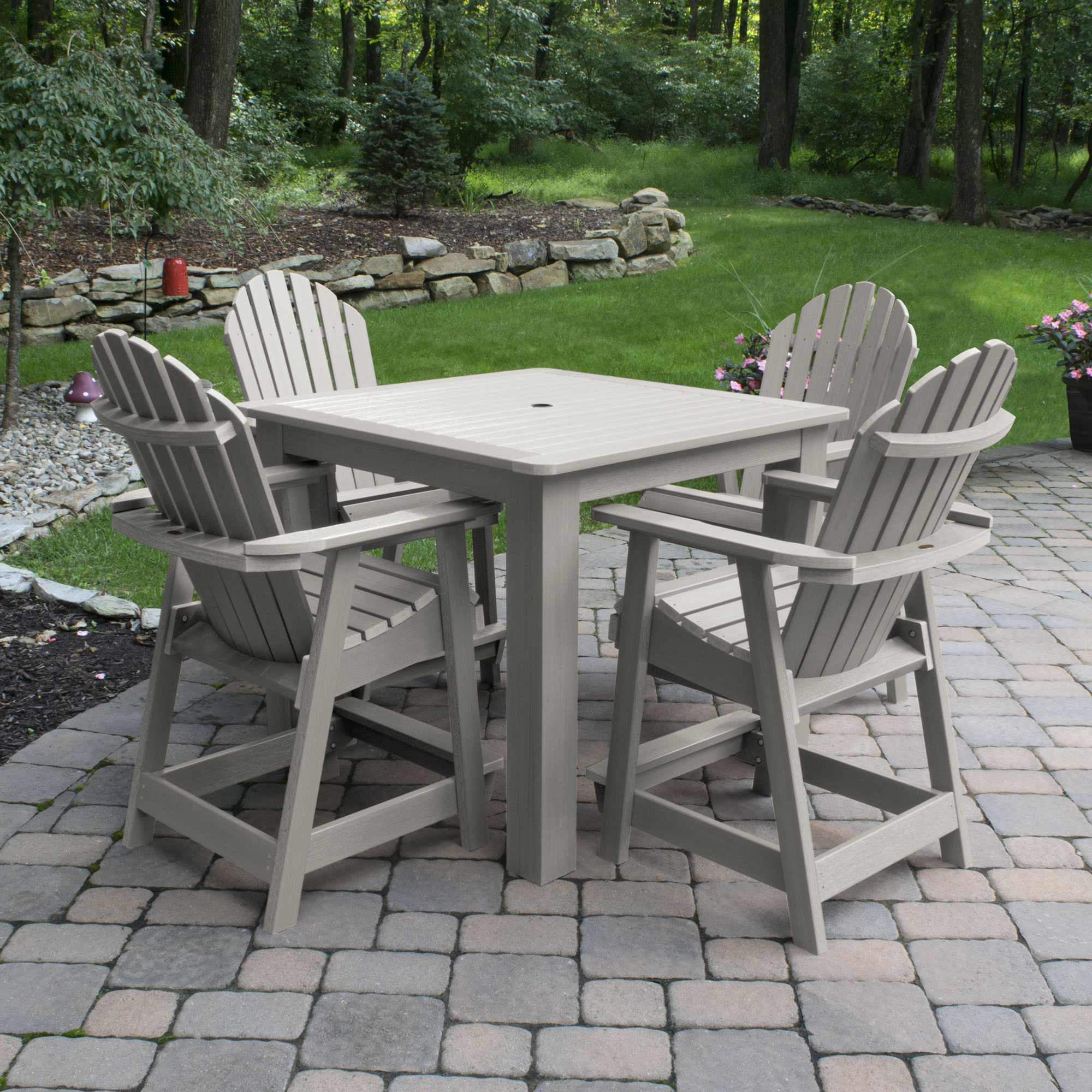 High top discount patio table lowes