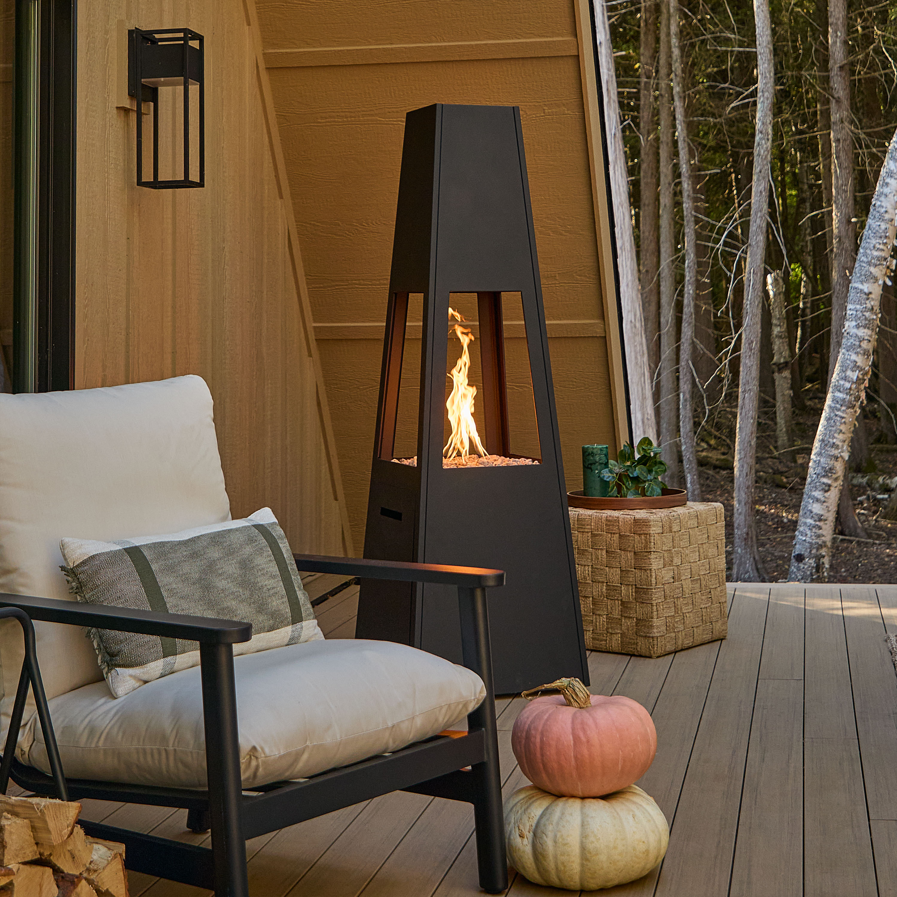 Real Flame 13083LP-BLK Outdoor-Gas-Fireplaces - View #4