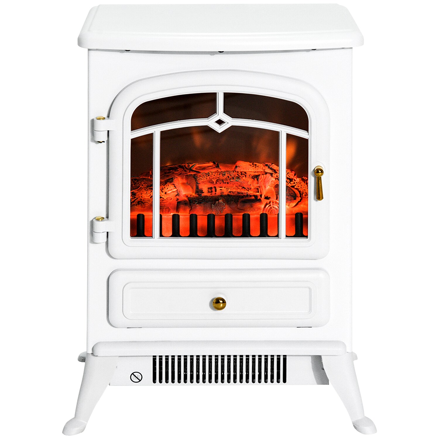 HomCom 820-037WT Electric-Fireplaces - View #8
