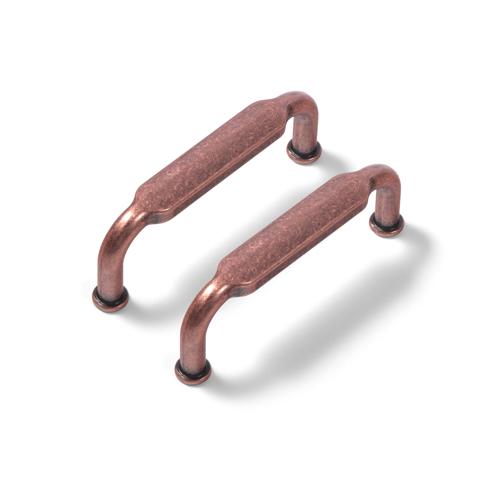 Miaokesen 2202AC-76 3-in , 76mm Center to Center Antique Copper Cylindrical Handle 6 -Pack