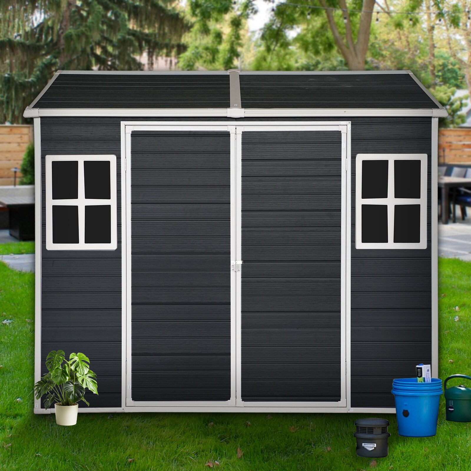 LOVMOR SF-WO-W2556S00004 Metal-Storage-Buildings-Sheds - View #3