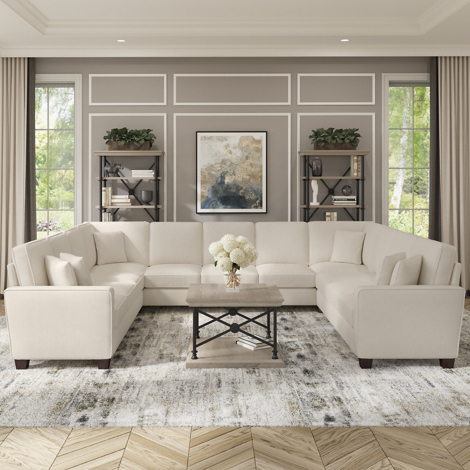 Bush Furniture SNY135SCRH-03K Sofas-Loveseats - View #2