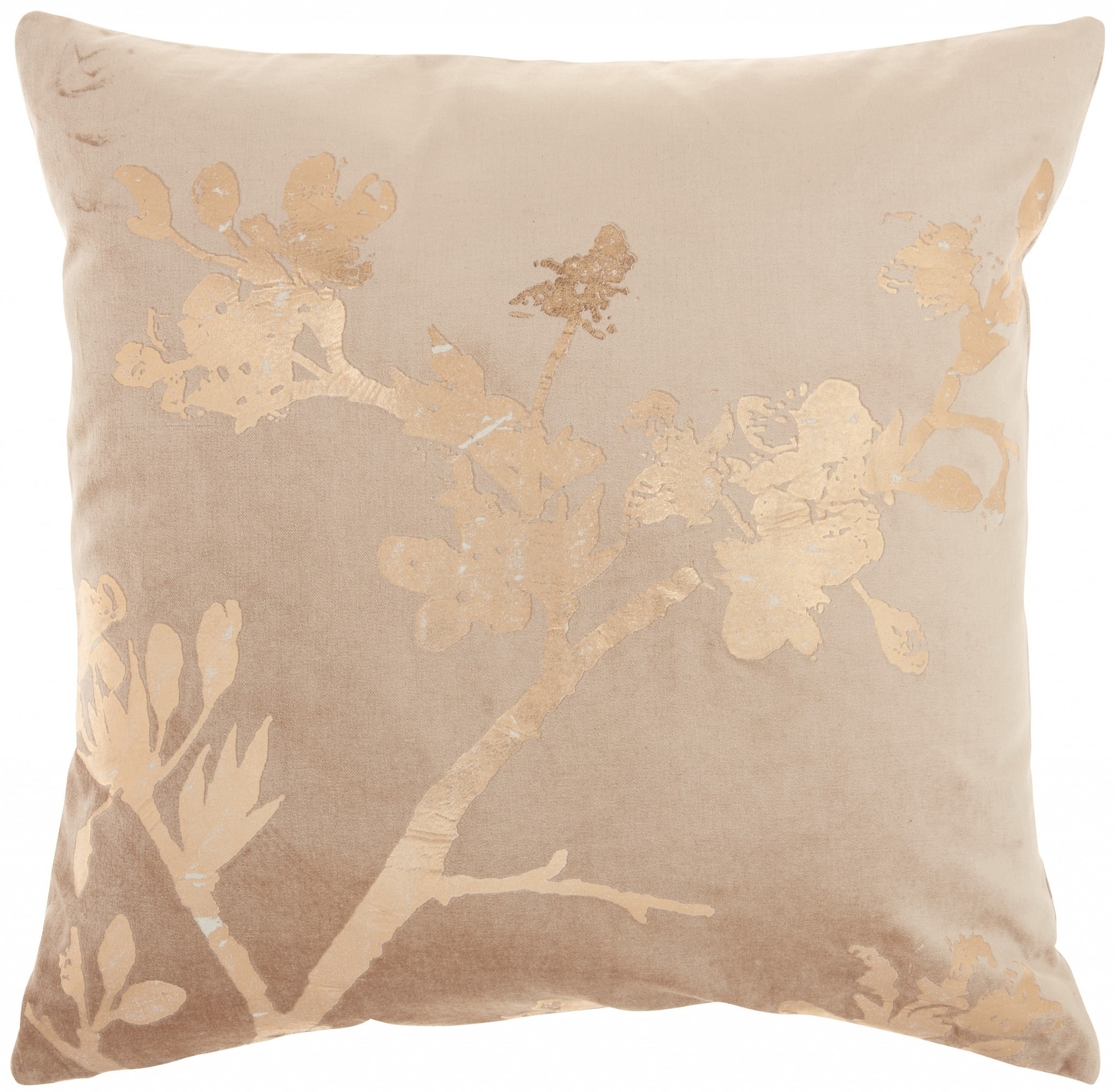 Rose gold throw discount pillows