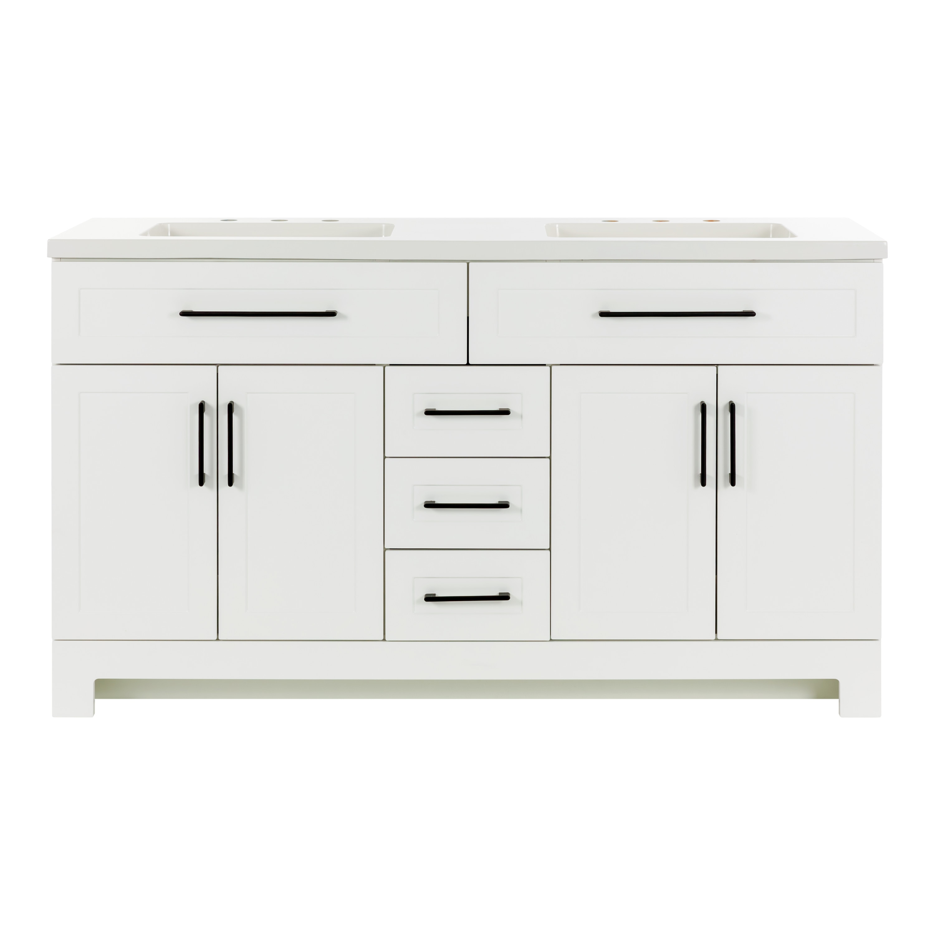 Style Selections CU60P2-WH Bath-Vanity-Combo - View #7