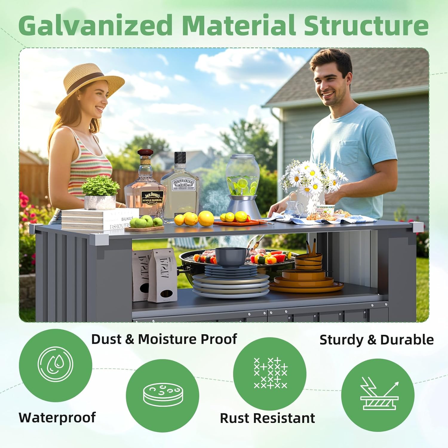 AECOJOY 16101DG-LS02 Metal-Storage-Buildings-Sheds - View #5