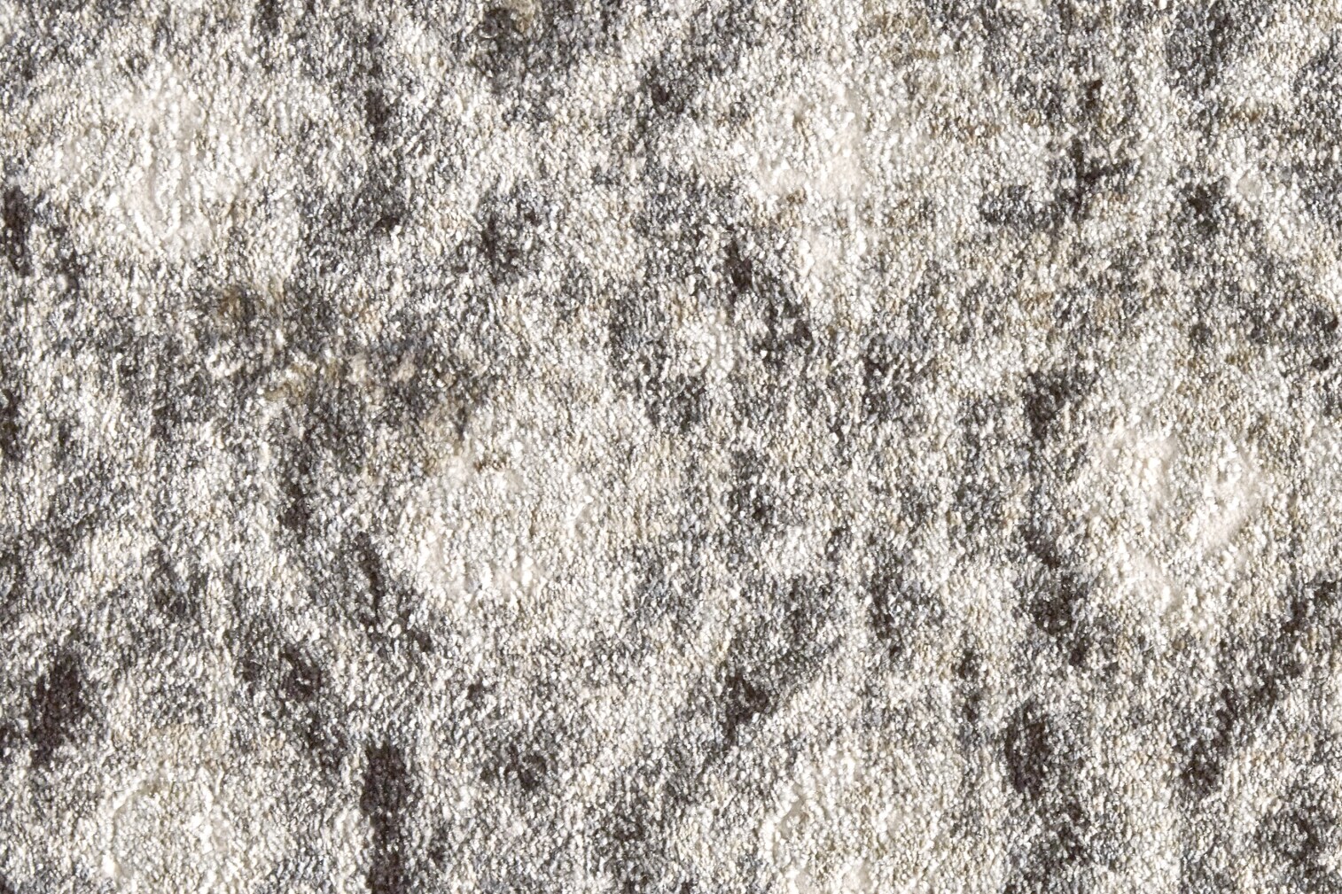 Ivory and Black Rectangular Cotton Blend Area Rug