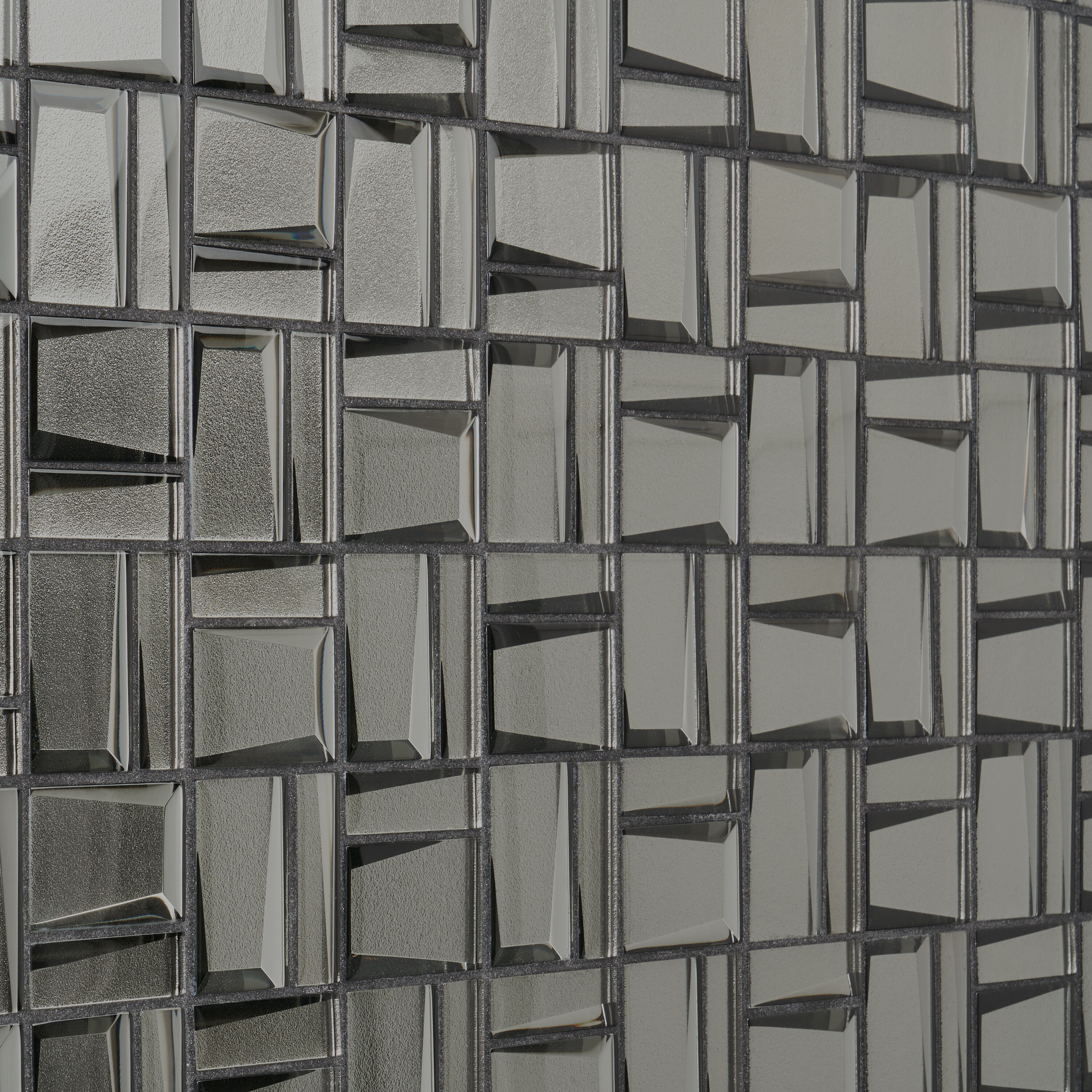Revell 11" x 12" Glass Grid Mosaic Wall Tile (0.88 Sq. Ft. / Each)