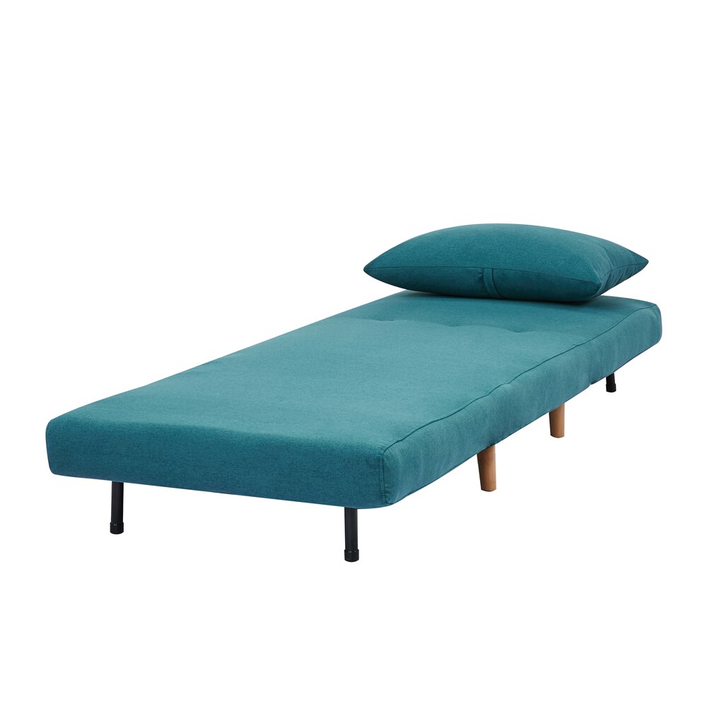 GIA Sofa bed Blue Contemporary/Modern Polyester Full Futon in the ...