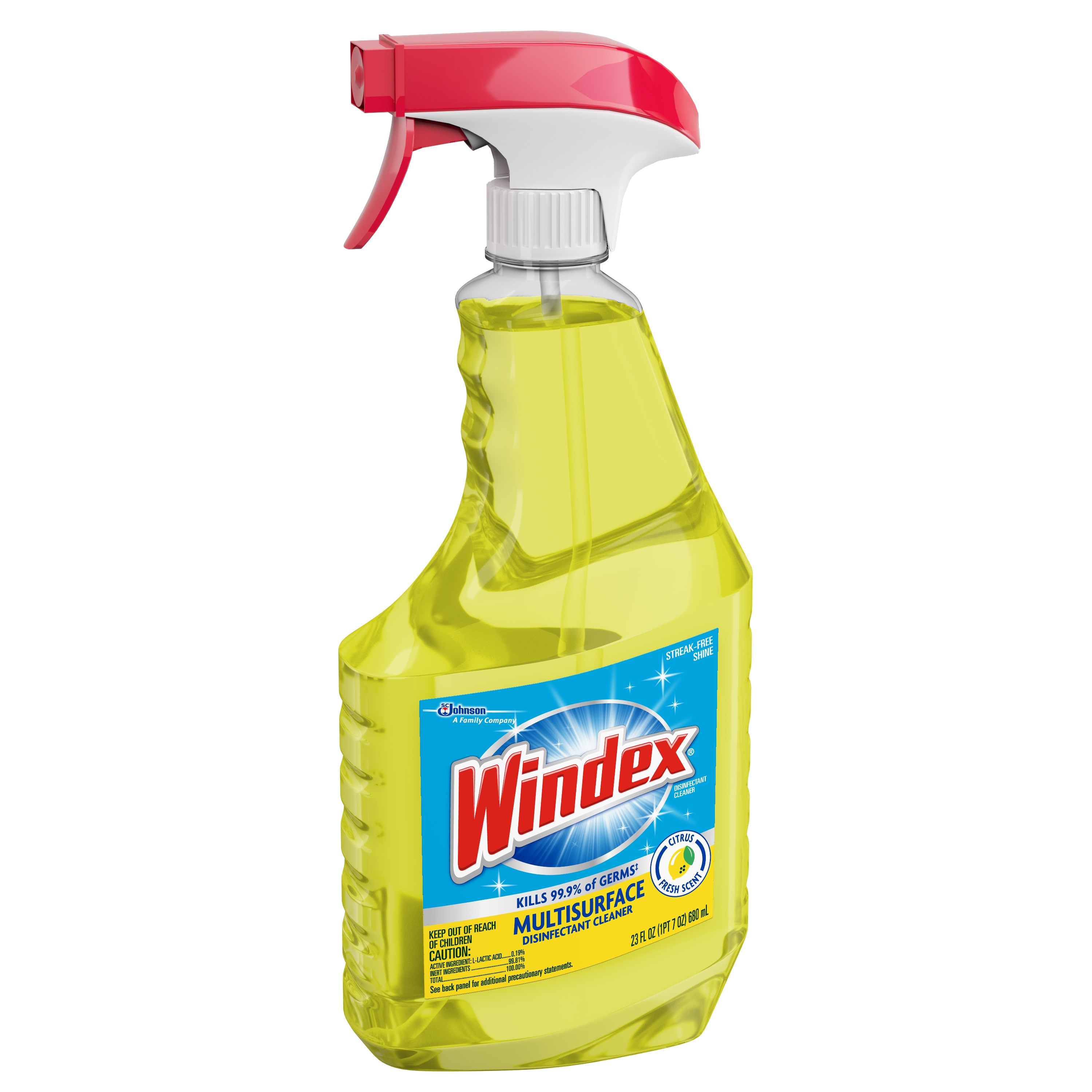 Windex Glass Cleaner, Ammonia-Free, Crystal Rain Fresh Scent - 23 fl oz
