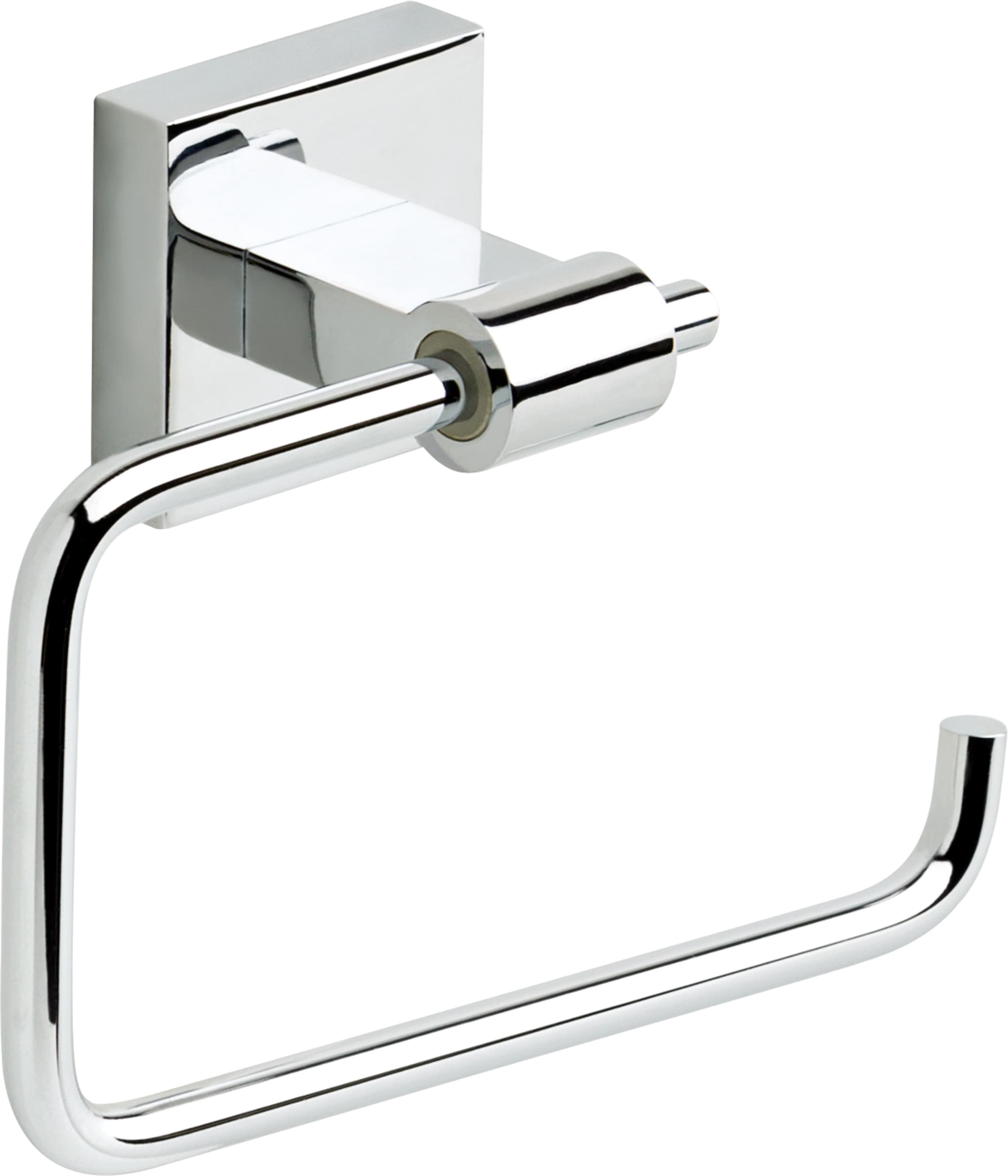 Franklin Brass MAX50-PC Maxted Polished Chrome Wall mount Single post Toilet Paper Holder 1 -Rolls with Storage