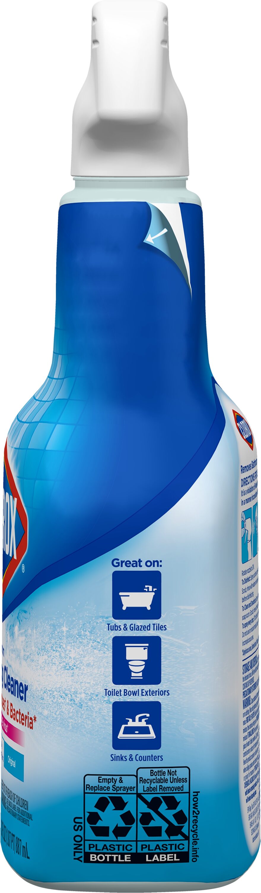 Clorox 30 oz. Bleach Free Disinfecting Bathroom Cleaner Spray (4-Pack)