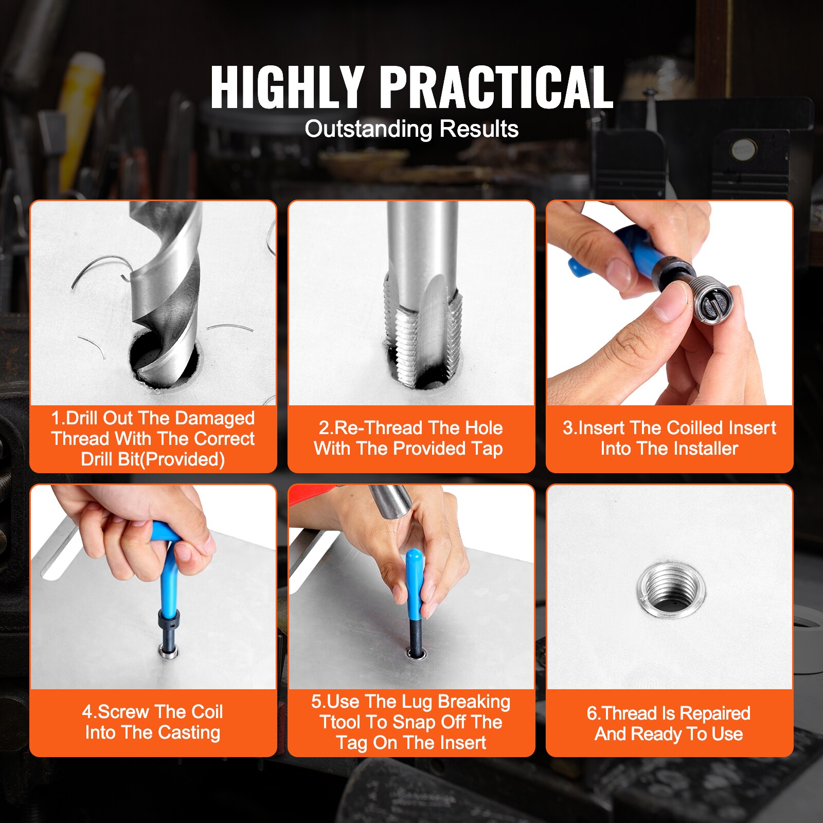 VEVOR SZHMJZSZBYG60OGEZV0 Taps-Dies-Sets - View #5