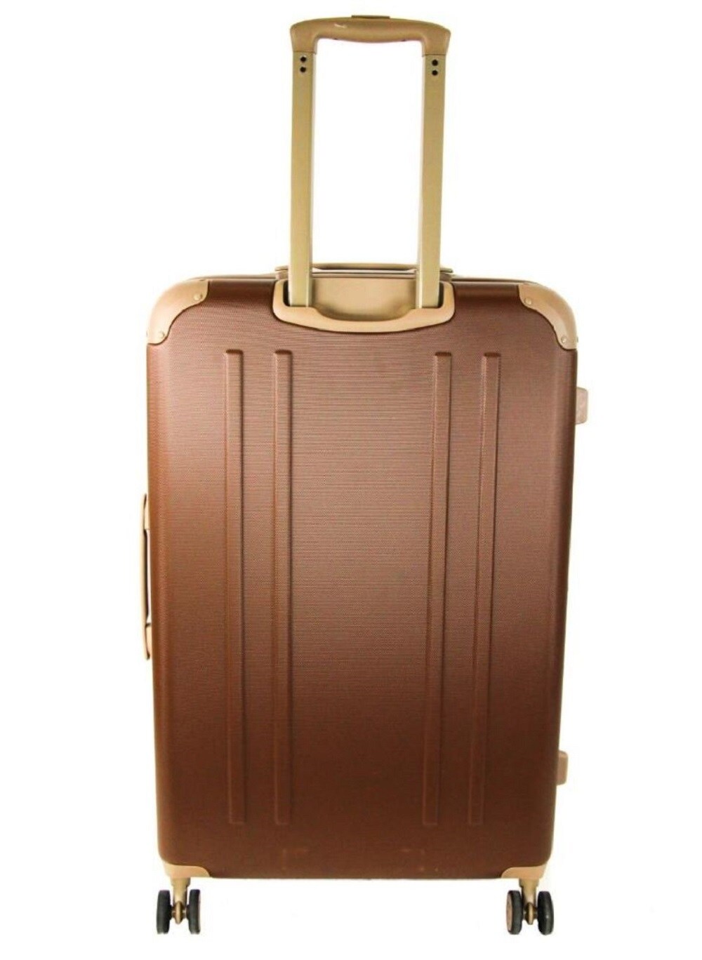 J&V TEXTILES LUGGAGE BROWN Luggage-And-Luggage-Sets - View #2