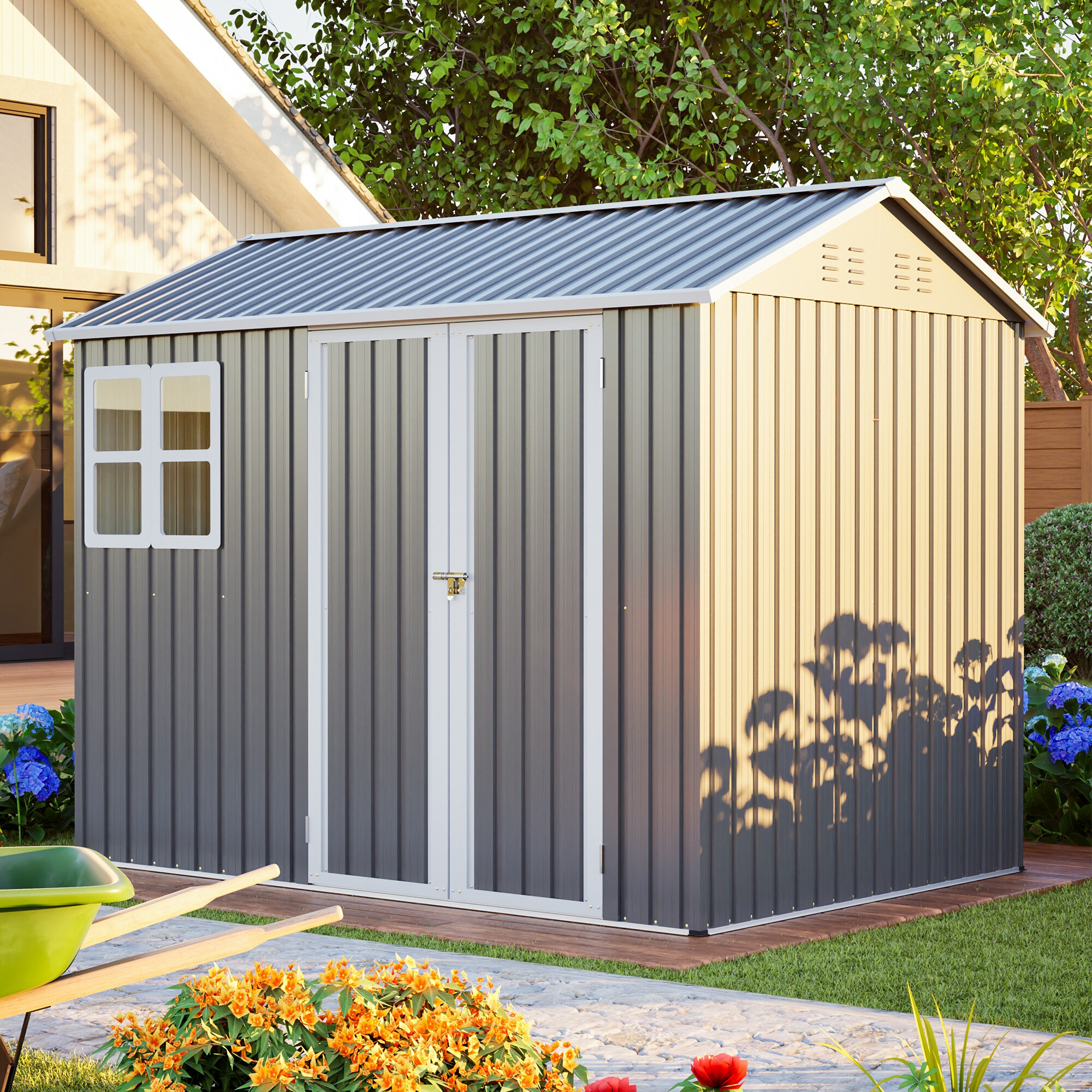 Poinic CURDS-S00034-1350 Metal-Storage-Buildings-Sheds - View #11