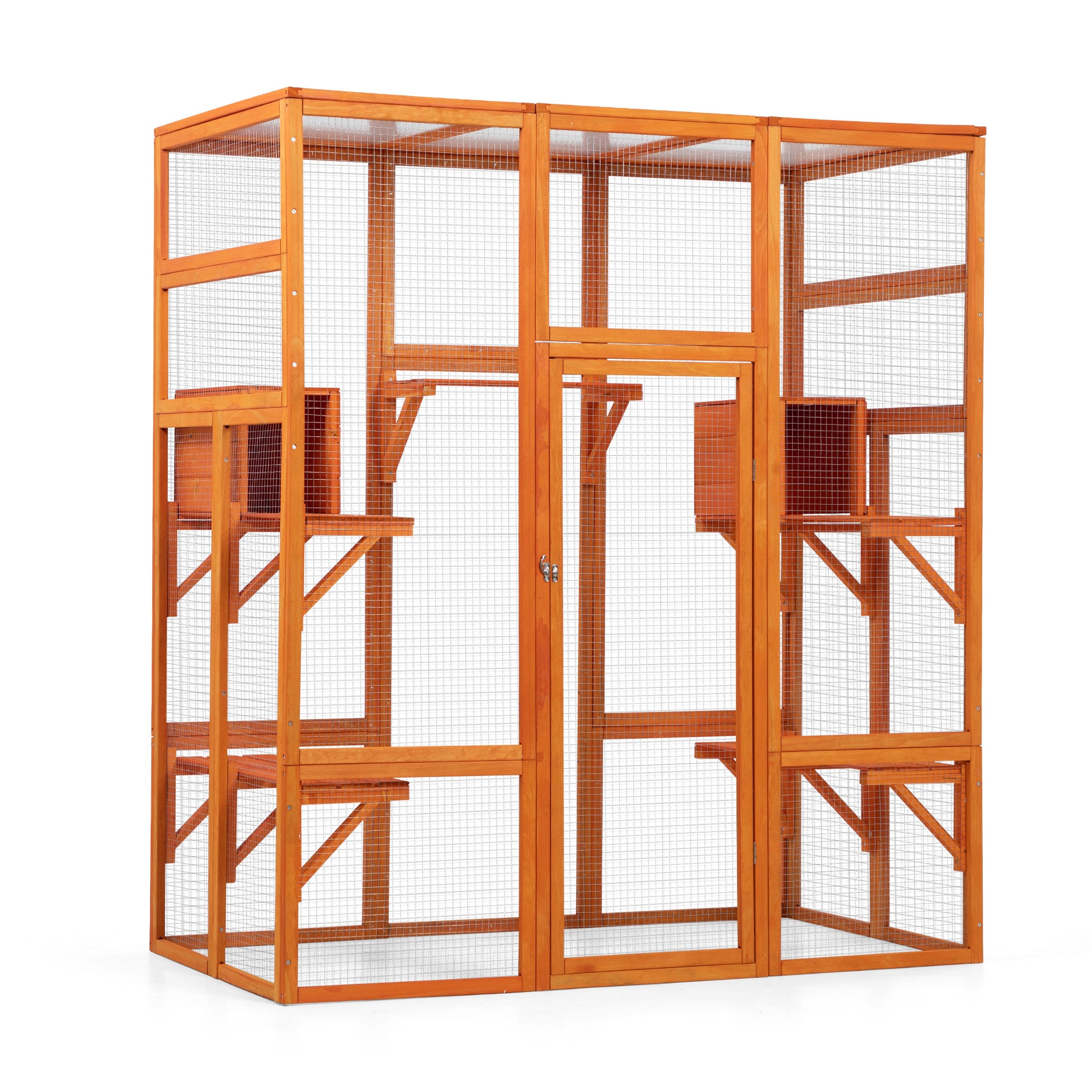 Siavonce XH60607 Metal Indoor/Outdoor Large Dog/Cat House
