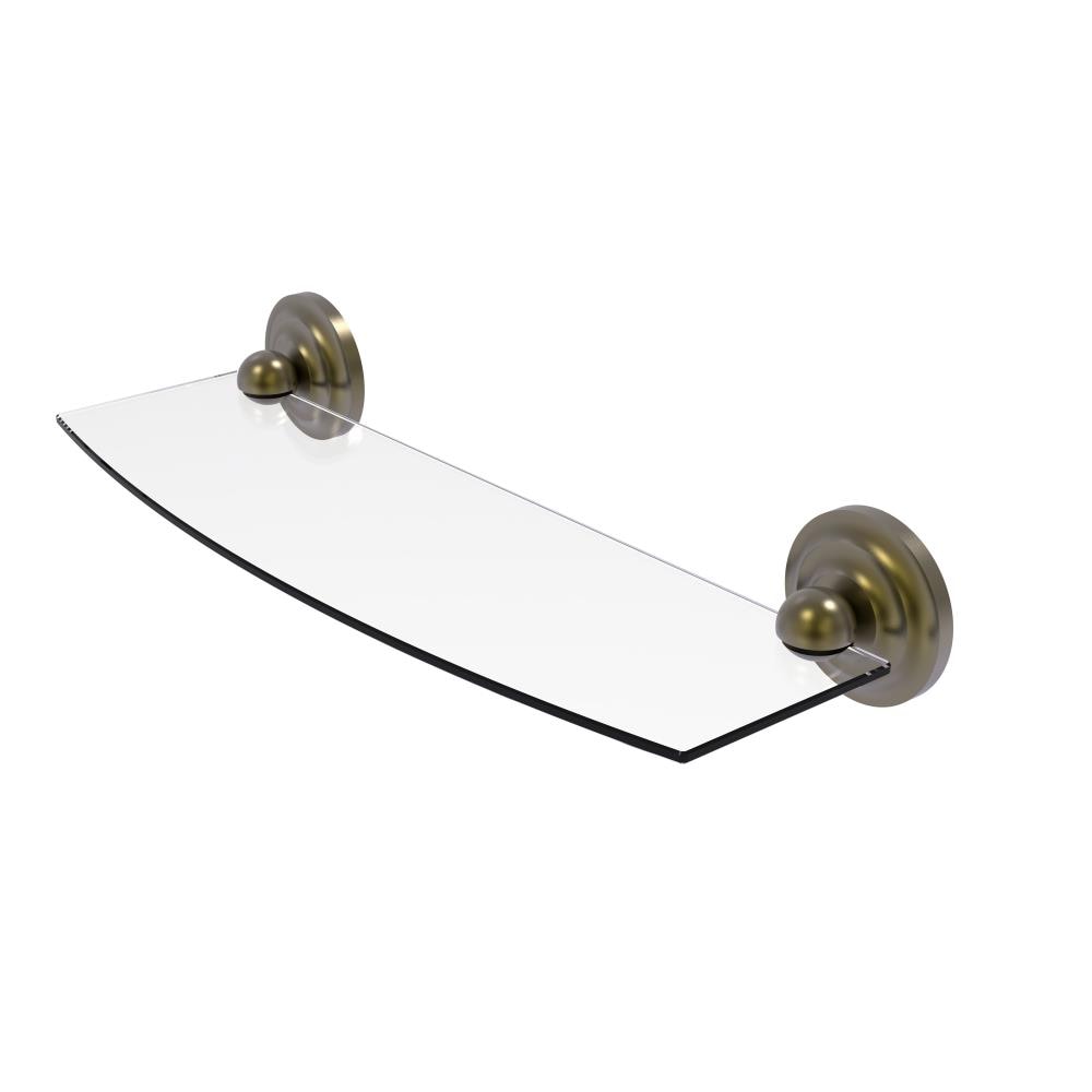 Allied Brass R-33/18-ABR Regal Antique Brass Wall mount Bathroom Shelf ( 18-in x 3.1-in x 5-in )