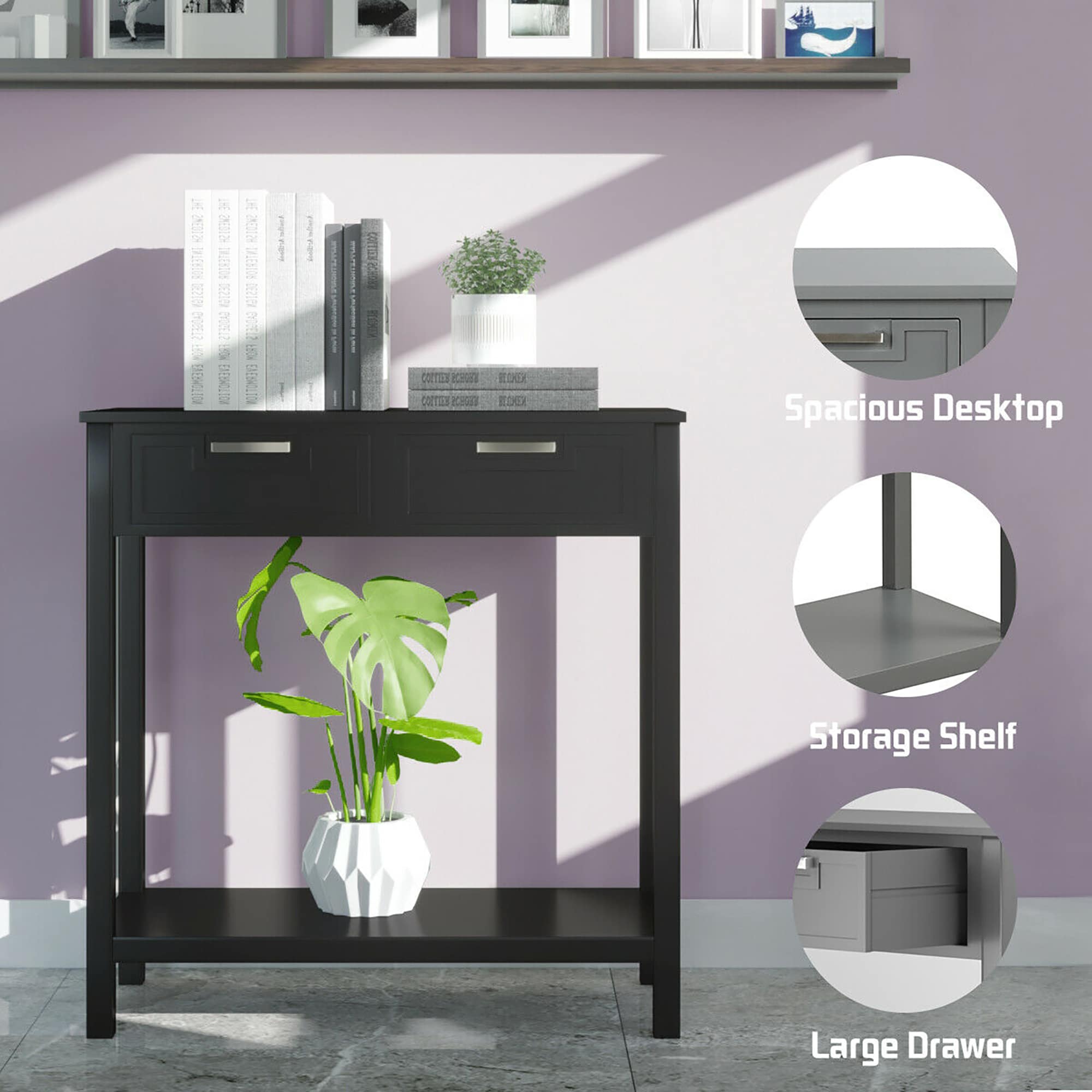 Costway SXL00120 Console-Sofa-Tables - View #4
