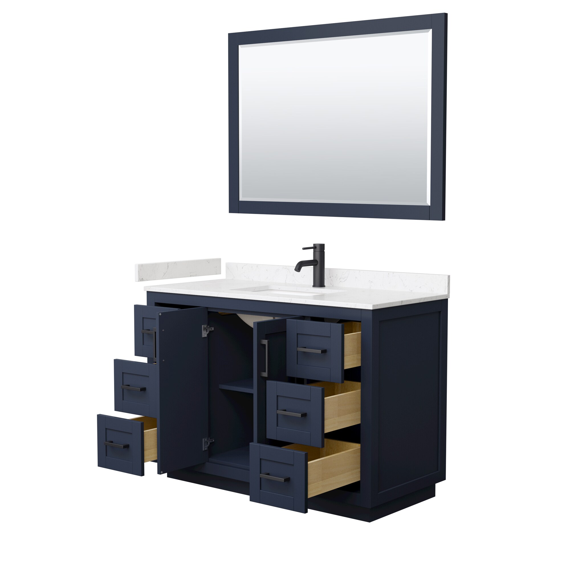 Wyndham Collection WCF292948SBBC2UNSM46 Bath-Vanity-Combo - View #3