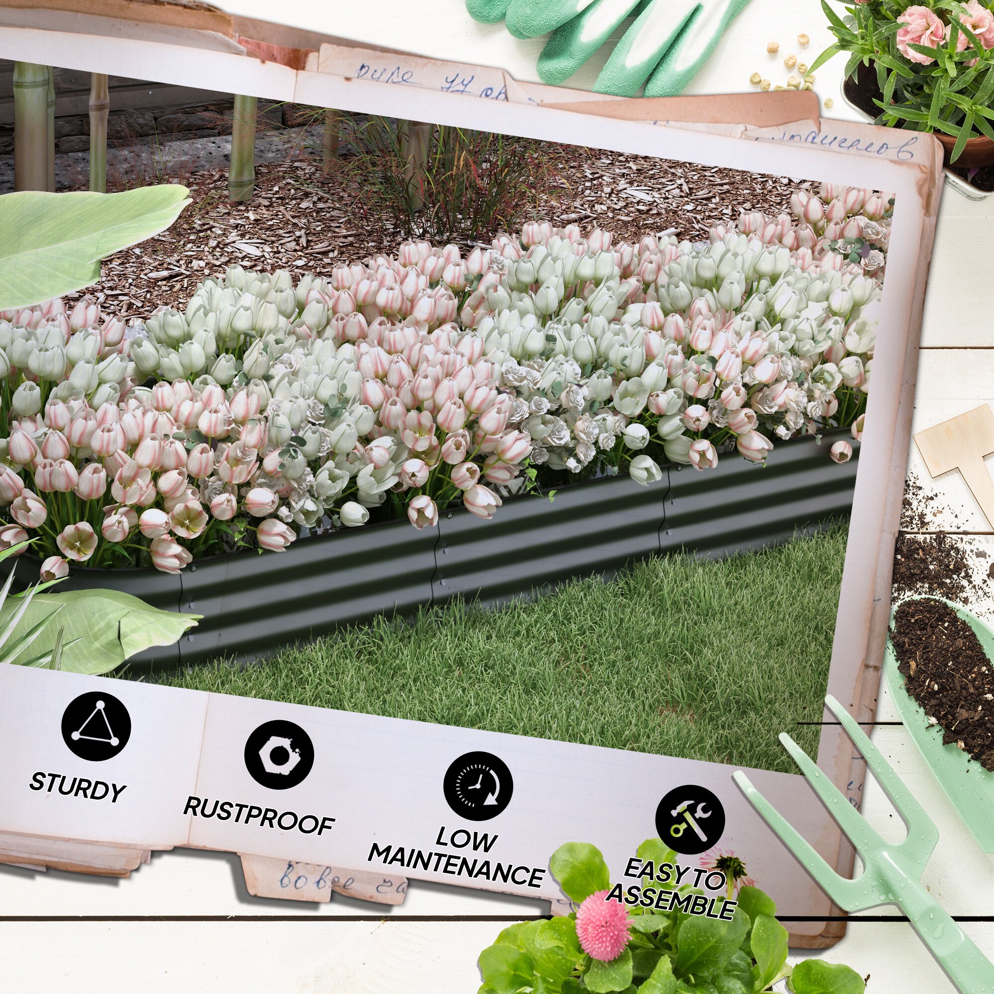 Outsunny 845-981V03CG Raised-Garden-Beds - View #7