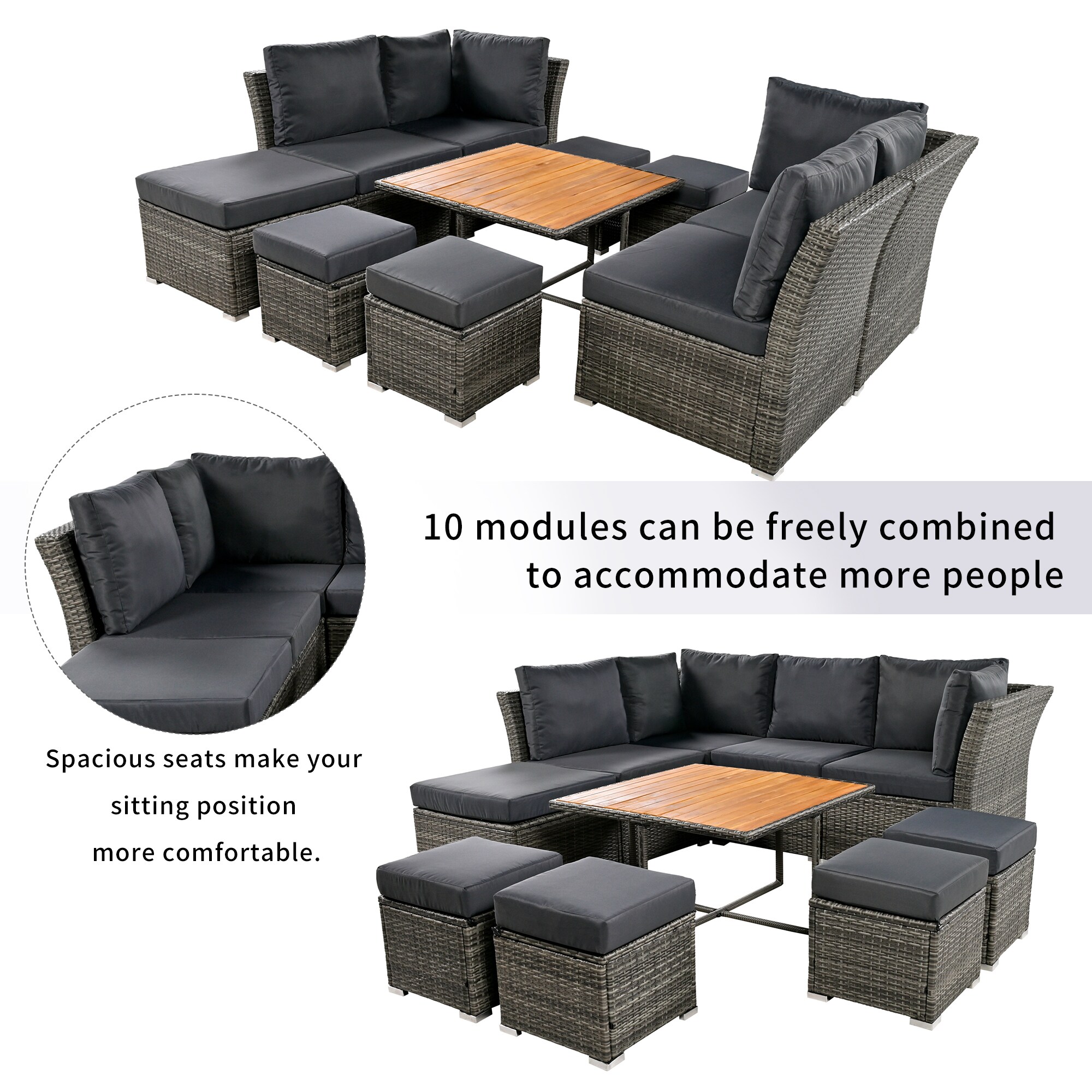 ModernLuxe L-WY000378AAE Patio-Conversation-Sets - View #3