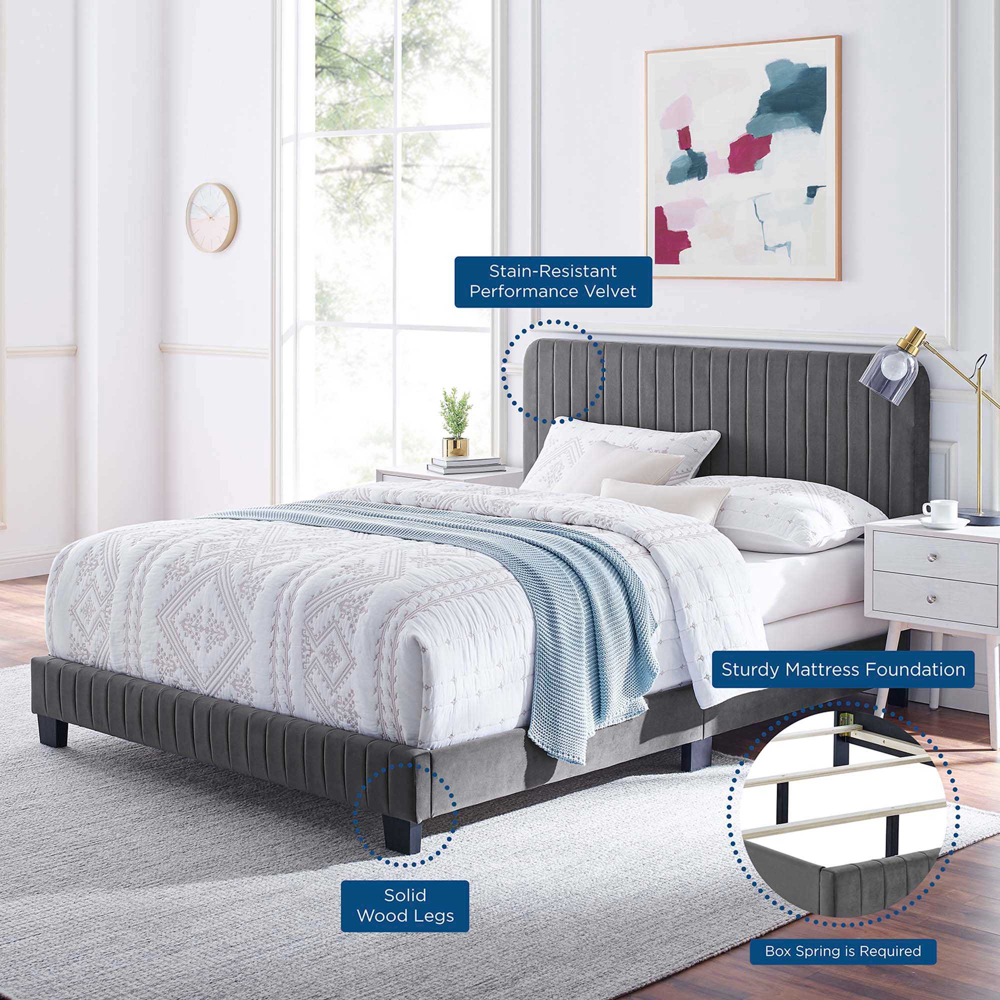 Modway MOD-6329-GRY beds - View #3