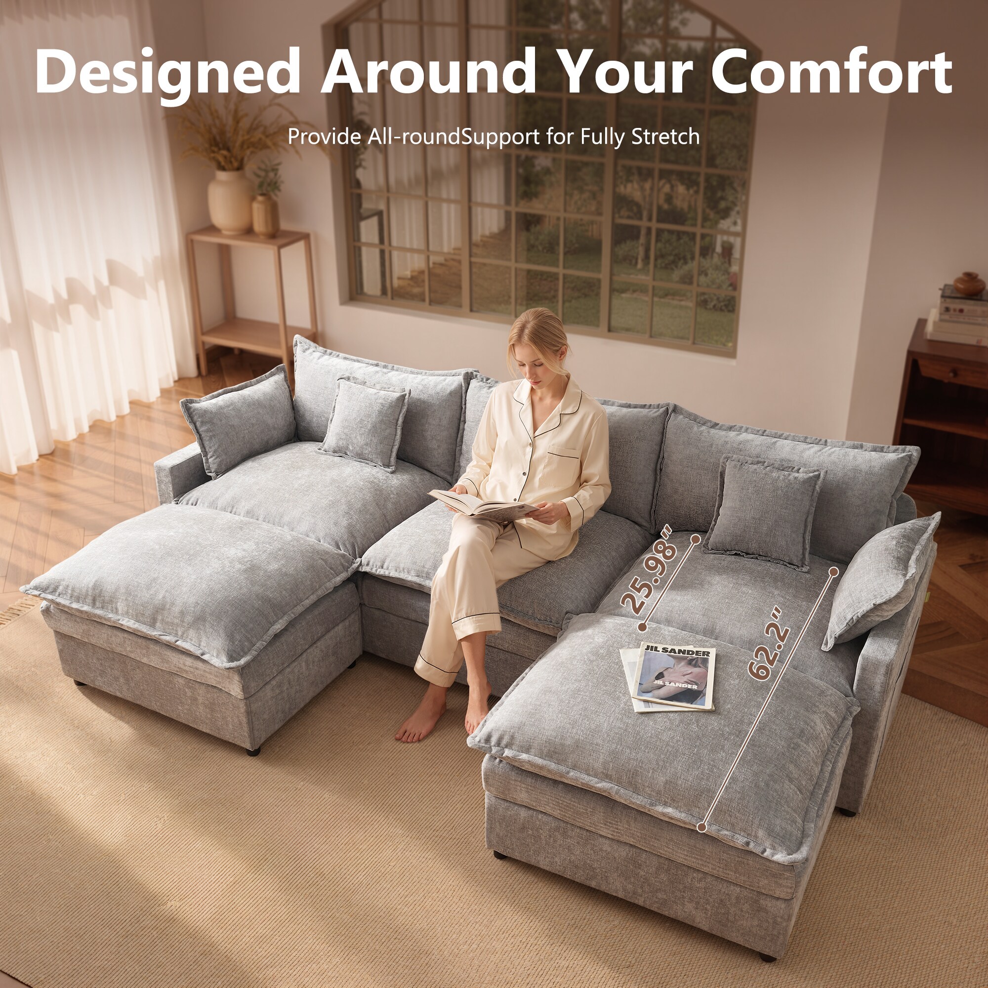 Pouuin SDOC500 Sofas-Loveseats - View #2