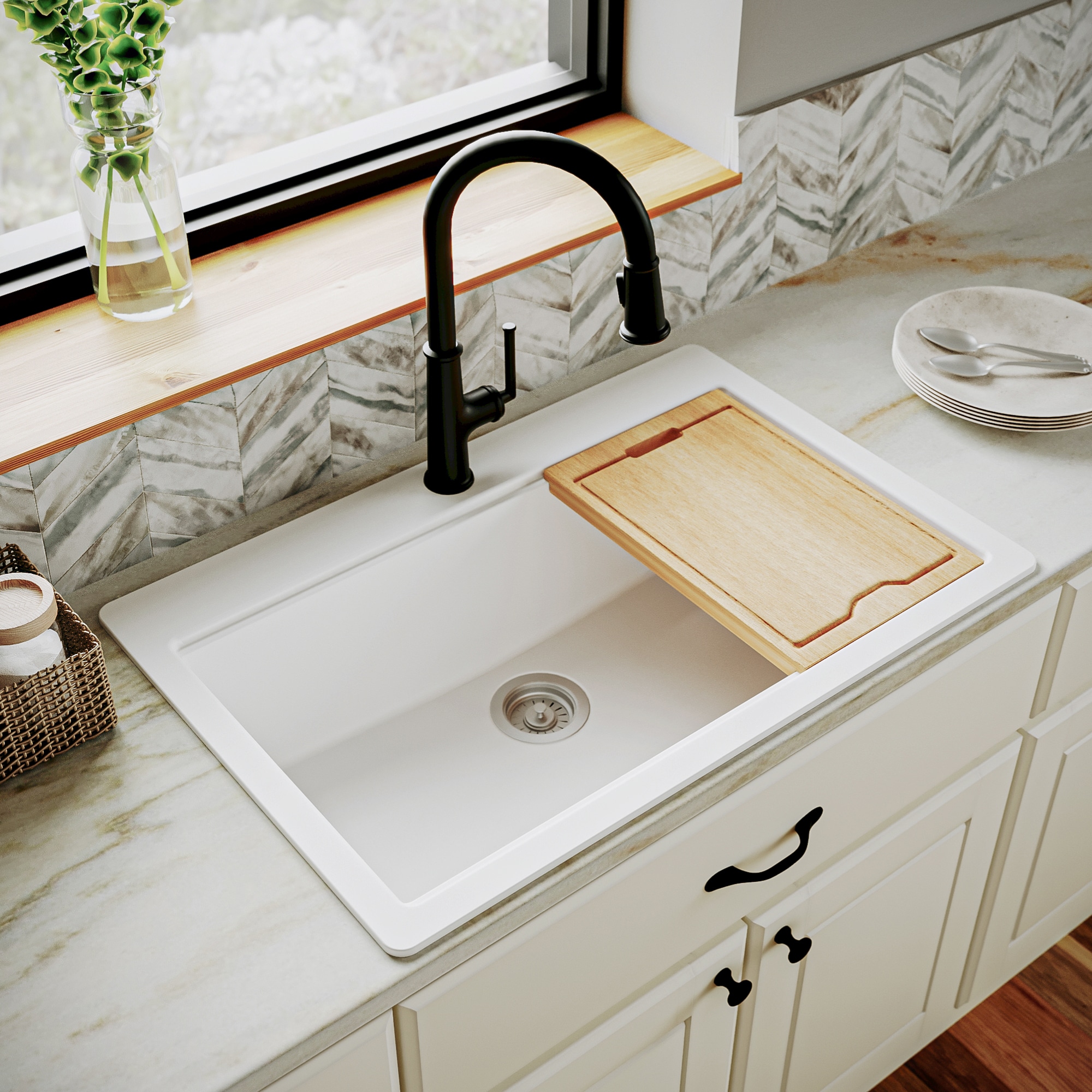 allen + roth GT1075WHT Kitchen-Sinks - View #14