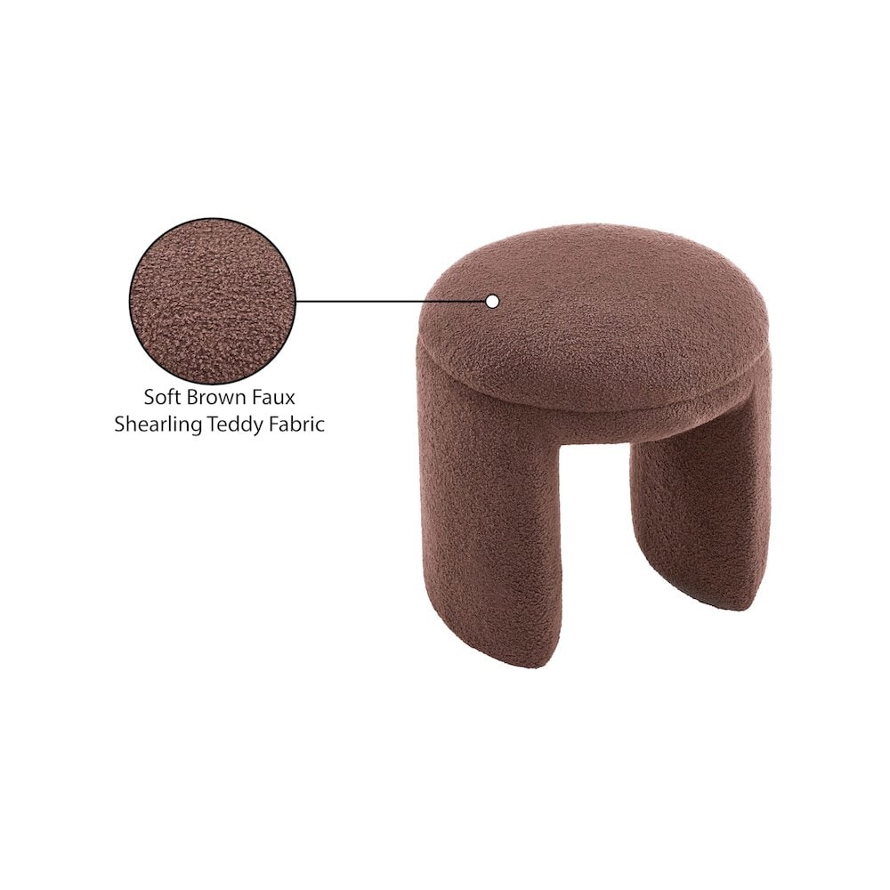 Meridian 105BROWN Indoor-Ottomans - View #5