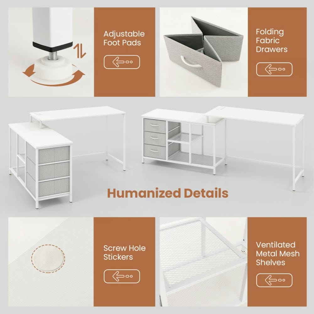 VERYKE 7848543625358 desks - View #3