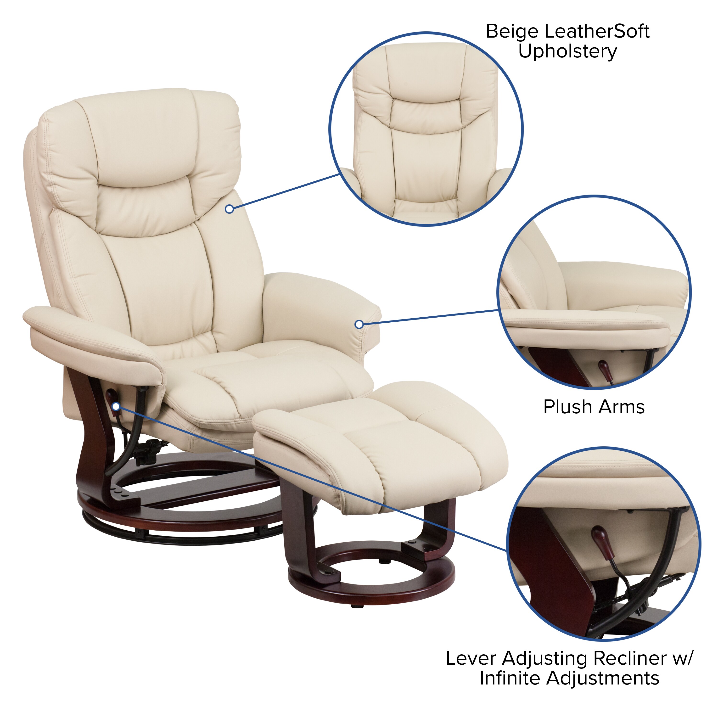 Flash Furniture 889142014775 recliners - View #8