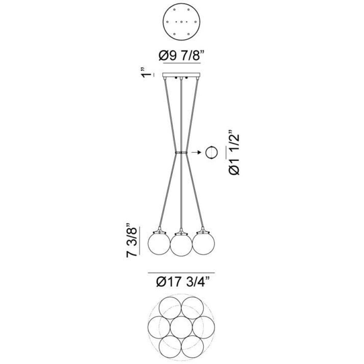 Matteo C63007CHCL Pendant-Lights - View #2