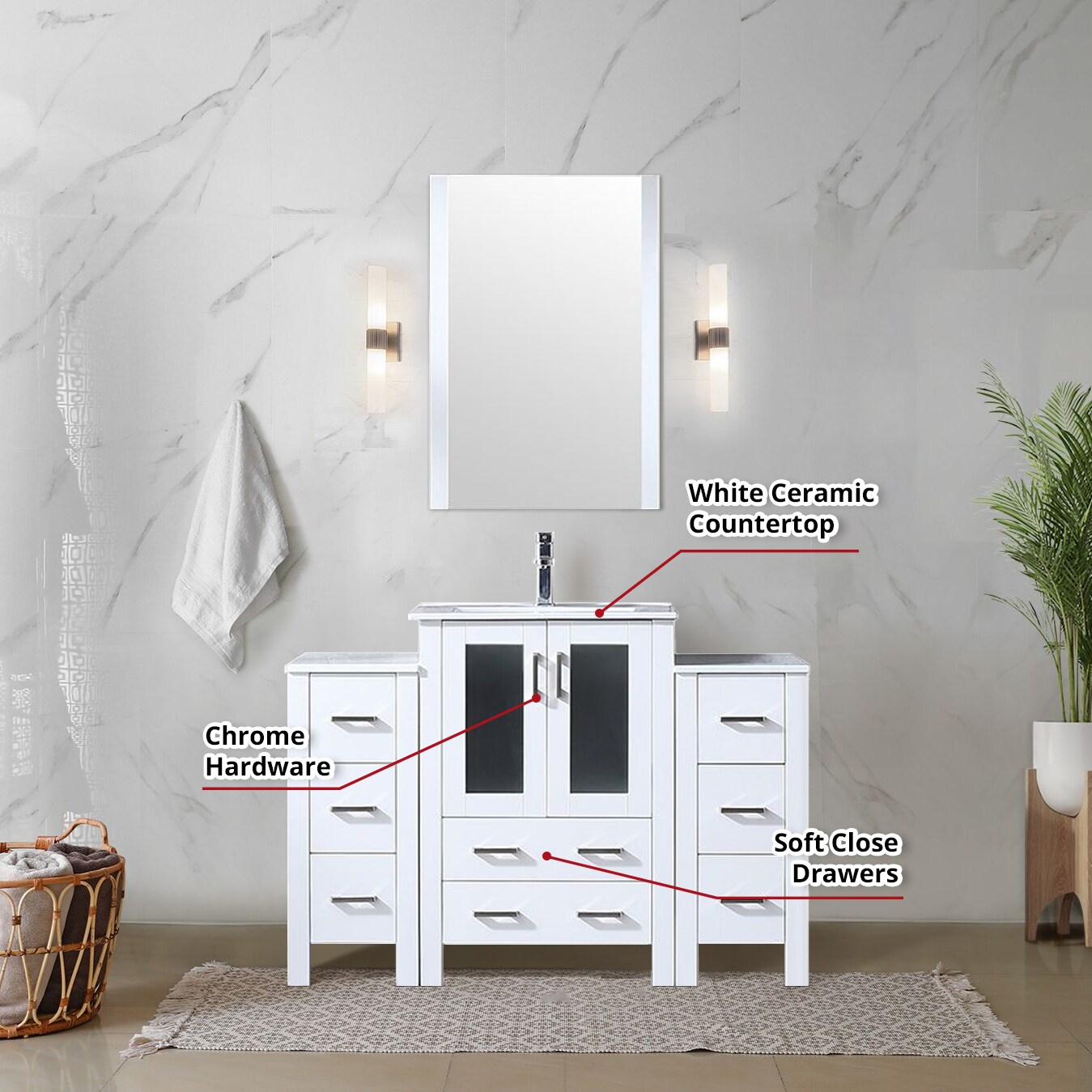 Lexora LV341848SAESM22 Bath-Vanity-Combo - View #5