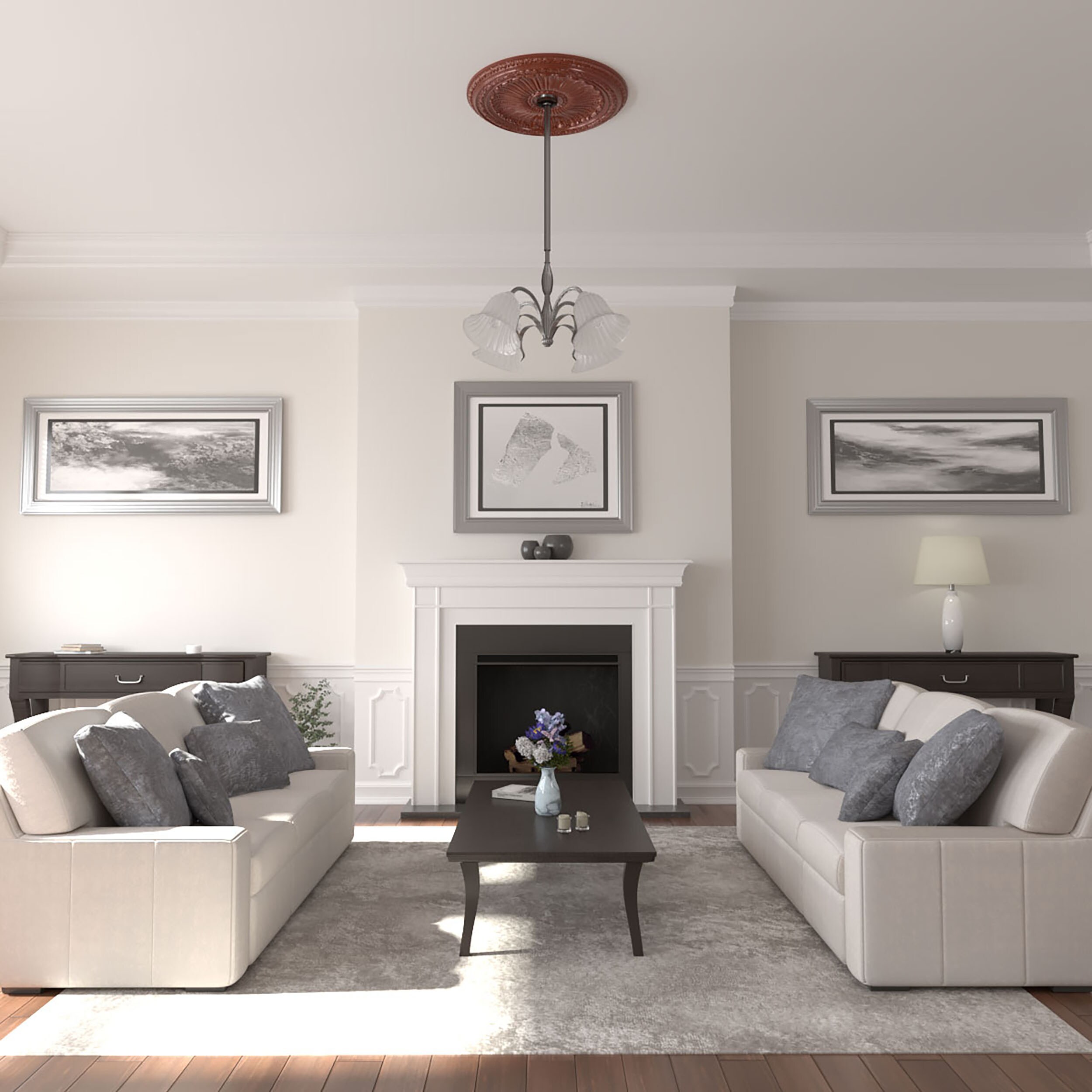 Ekena Millwork CM35VIFIF Ceiling-Medallions - View #4