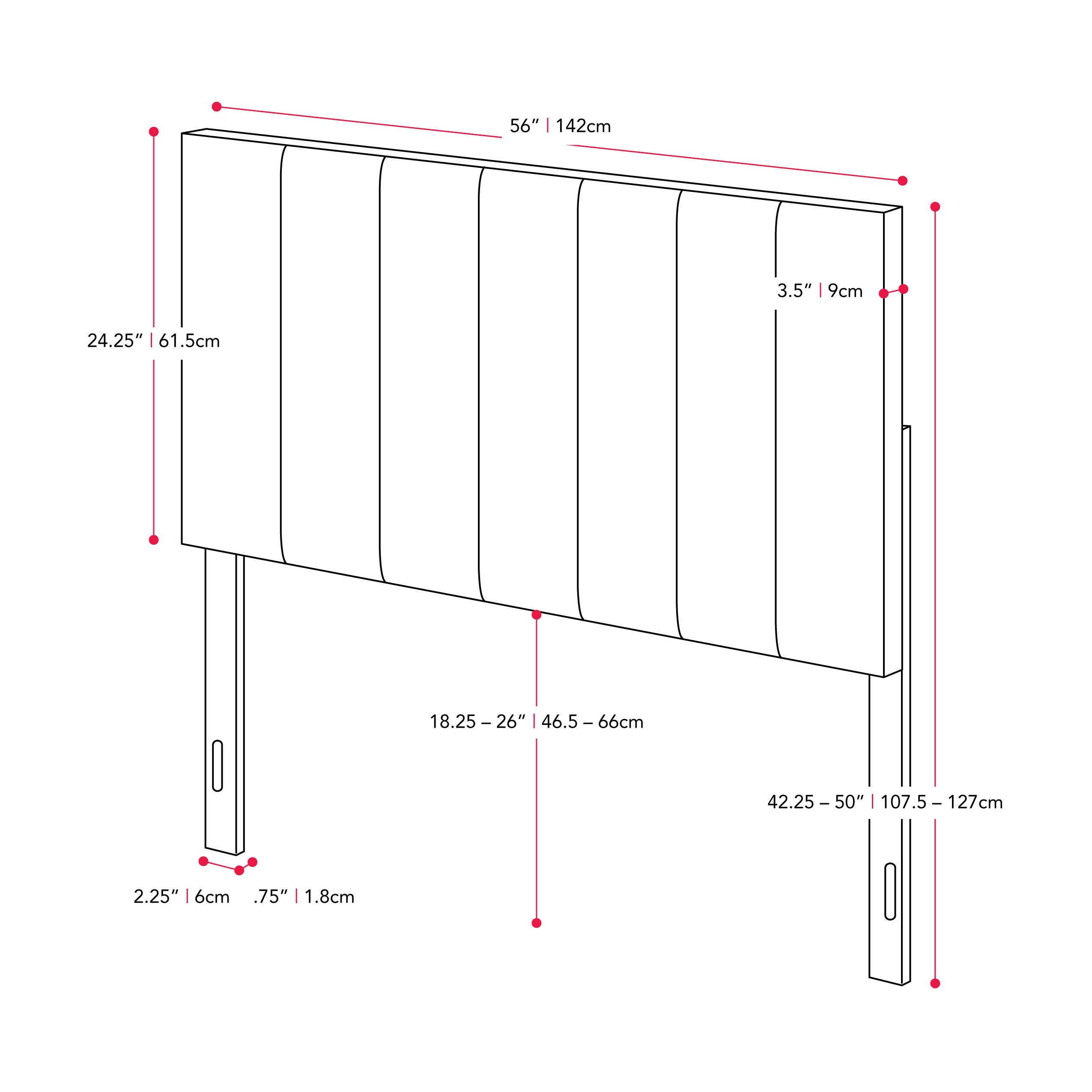 CorLiving BOS-161-D Upholstered-Headboards - View #8