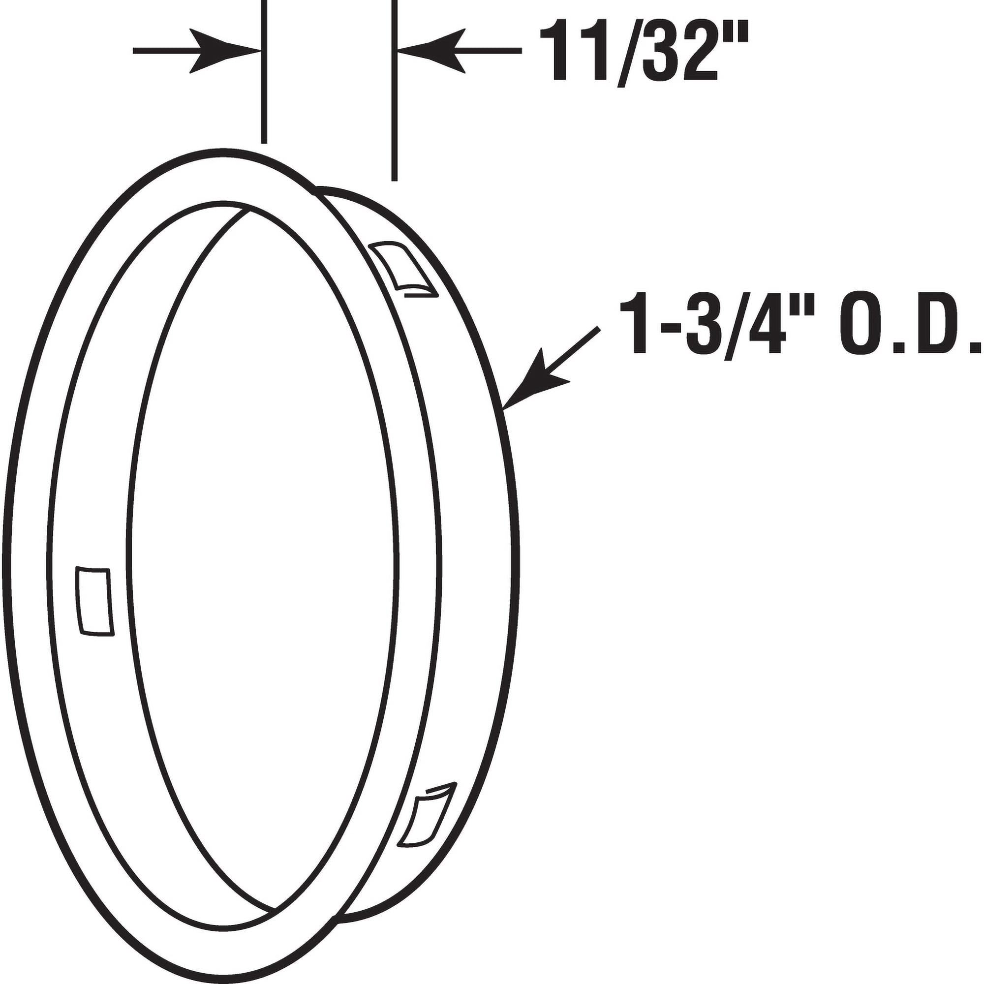 Prime-Line N 7295 Sliding-Closet-Door-Pulls - View #2