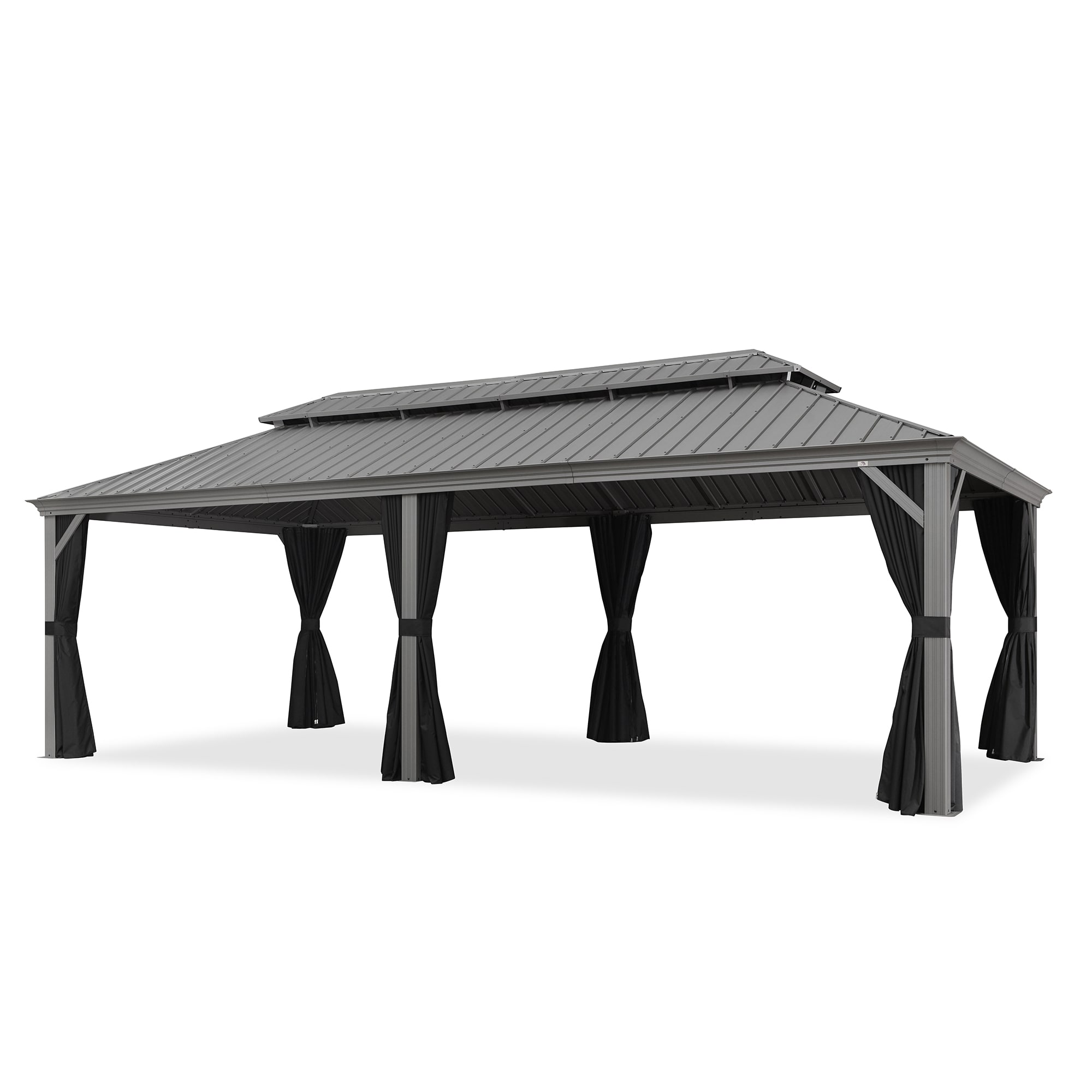 PURPLE LEAF LSHSHTG1224 Wood-Resin-Gazebos - View #2