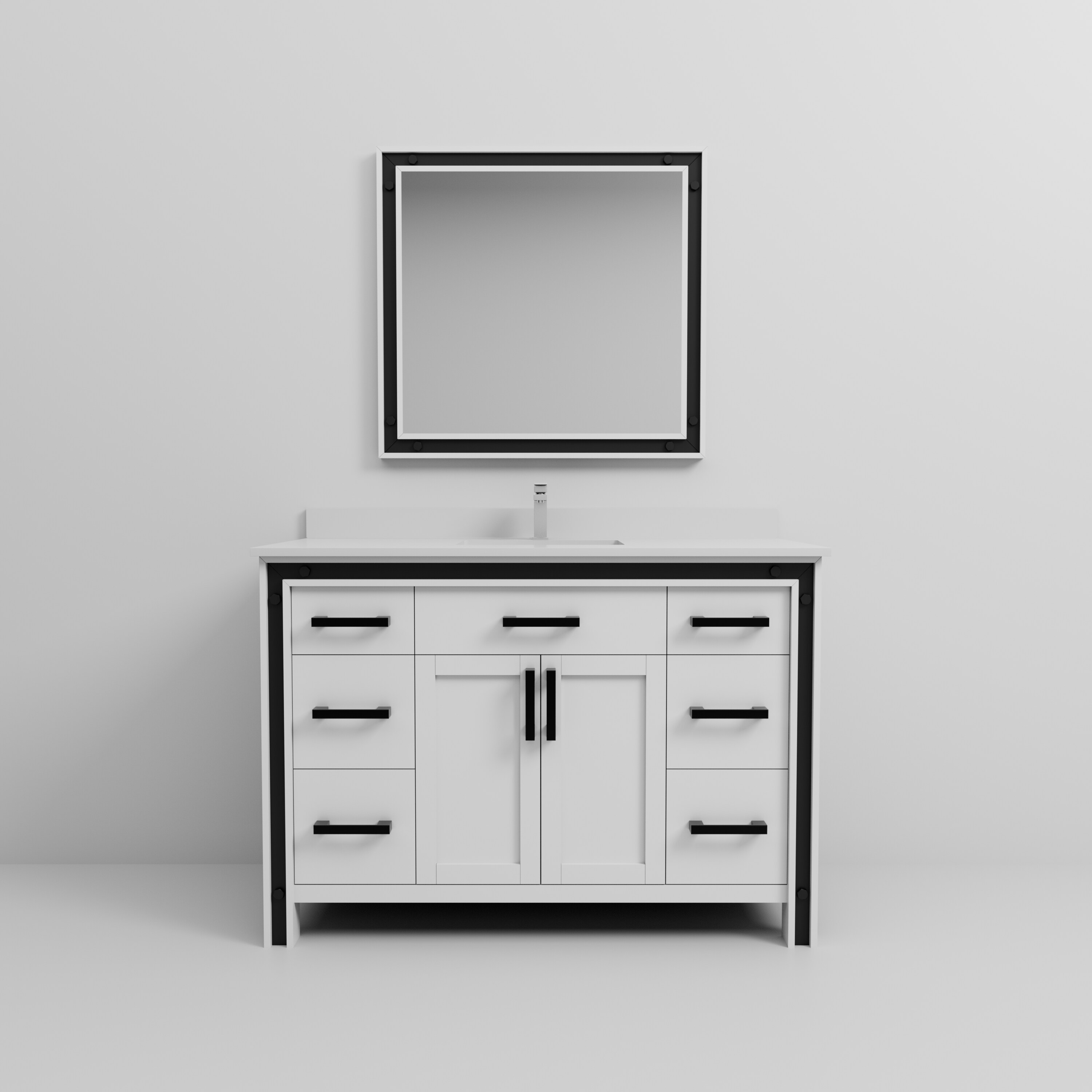 Lexora LZV352248SAJSM34F Bath-Vanity-Combo - View #9