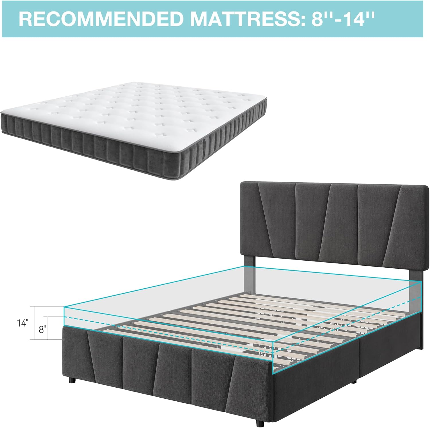 Qeetex LHF-BED-PHO-103KUWQV beds - View #8
