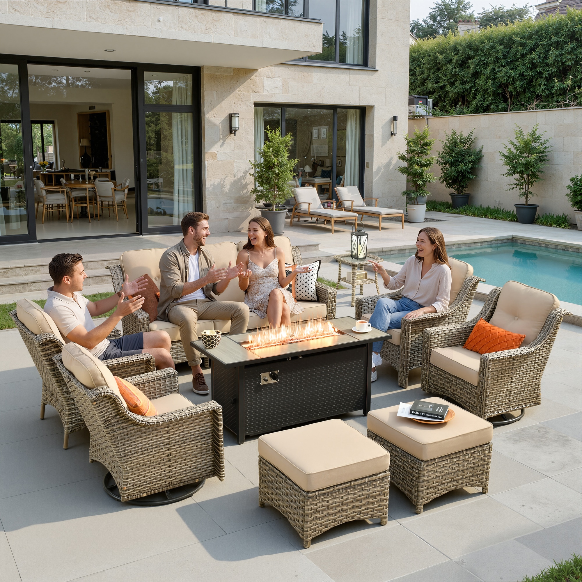 ALTRIGUS 6LCFP8503YZPAD609 Patio-Conversation-Sets - View #2