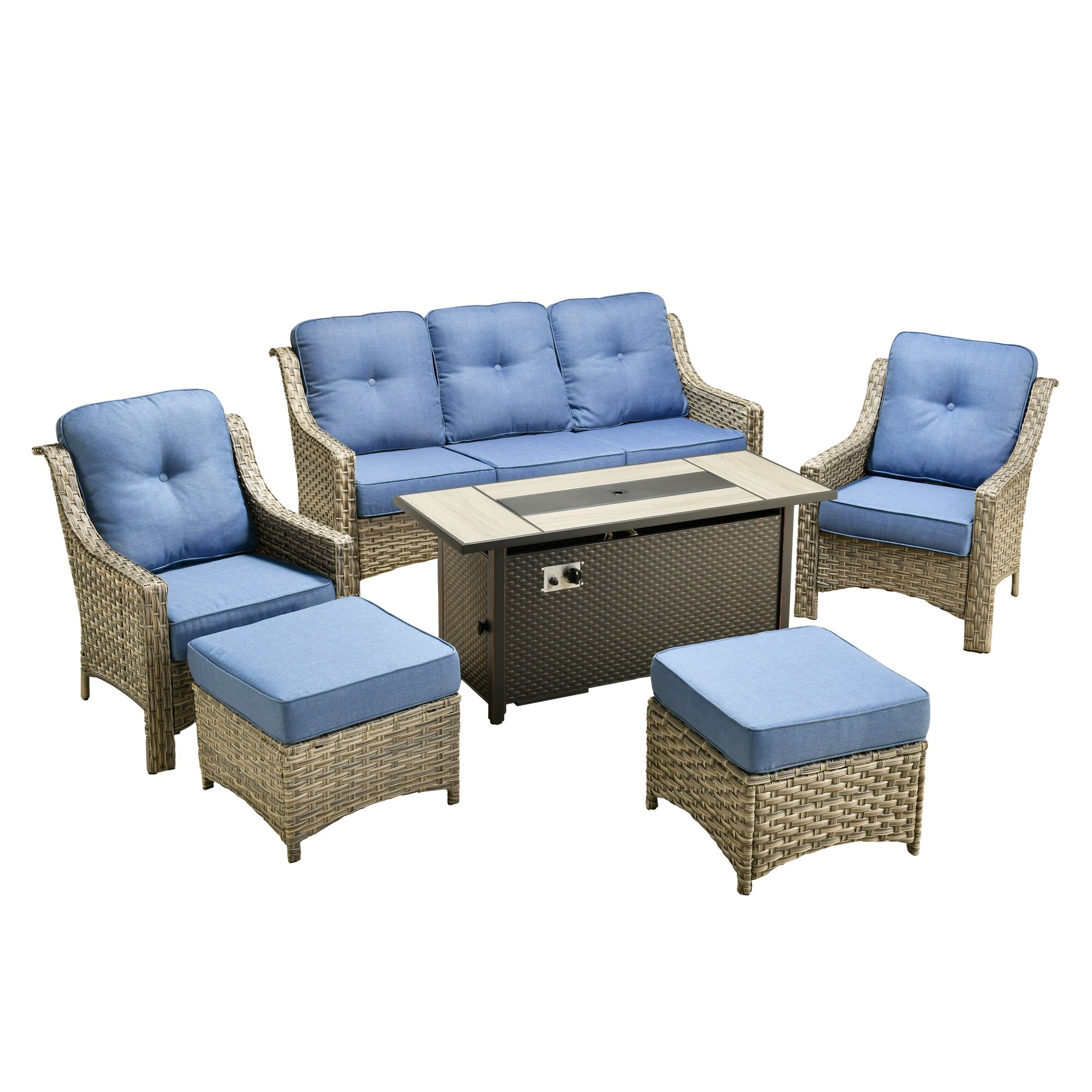 weaxty HMBCFP8503-PAD506 Patio-Conversation-Sets - View #6