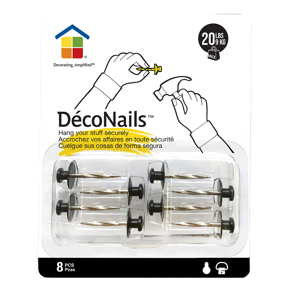 25 PCS Thumb Tacks for Wall Hanging, Metal Double Headed Picture Hangers  Nails Small Wall Pins for Hanging Frames Picture Hanging Nails for Home