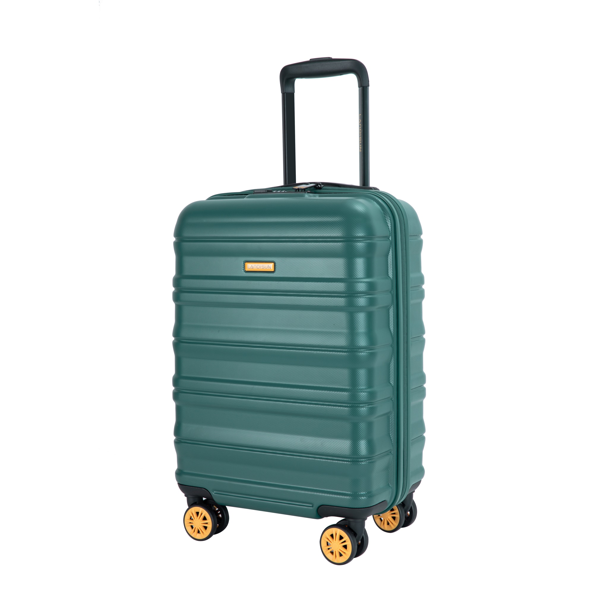 SINOFURN SYD9400016DG 13.8x9x21.3 Dark Green Plastic Hardshell Suitcase