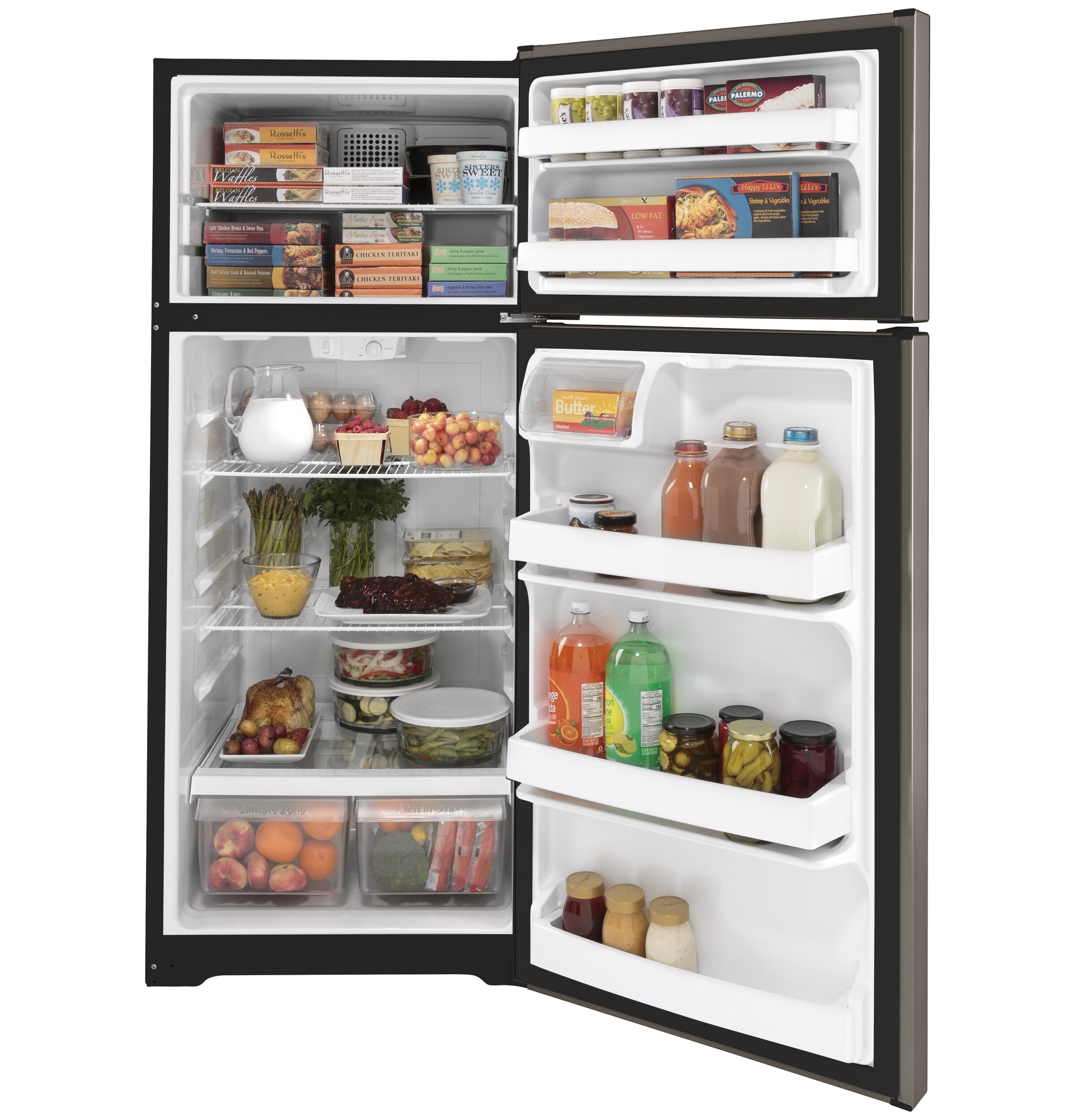 ge energy star 17.5 cu ft top freezer refrigerator